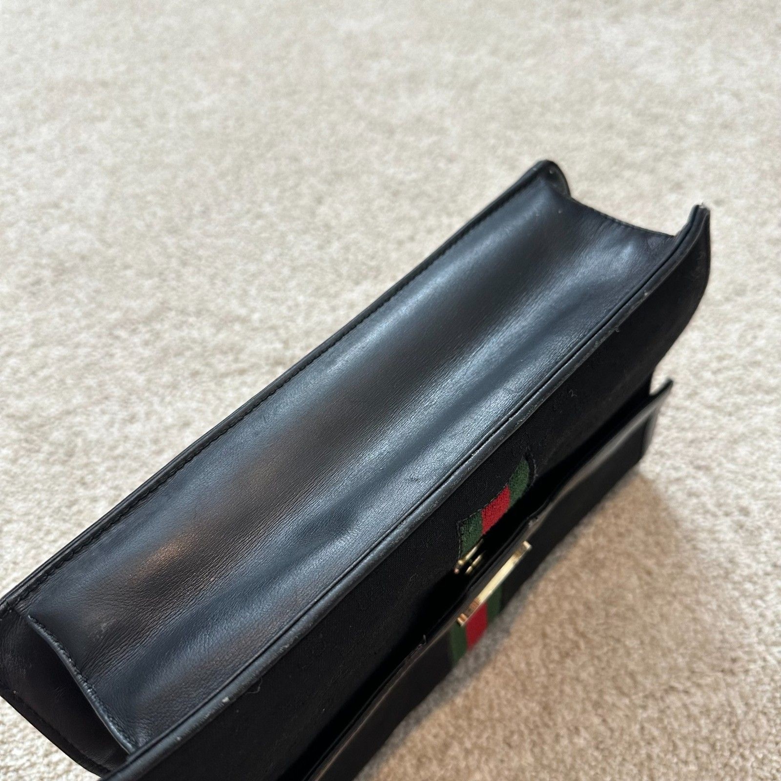 Vintage Gucci GG Monogram Supreme Ophidia Clutch – See Details