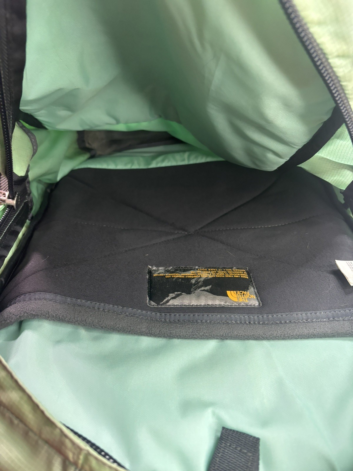 North Face FlexVent Technology Premium Sport Recon Backpack Teal Black