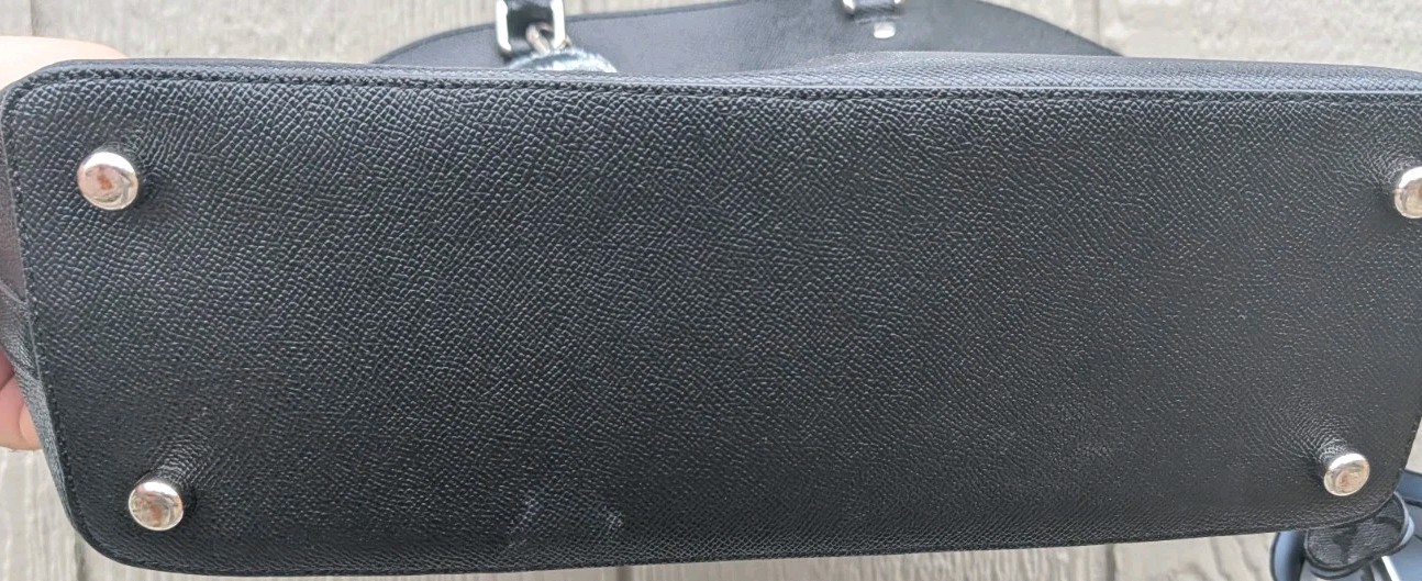 COACH SIERRA SATCHEL WITH STARDUST STUDS F22300 Black