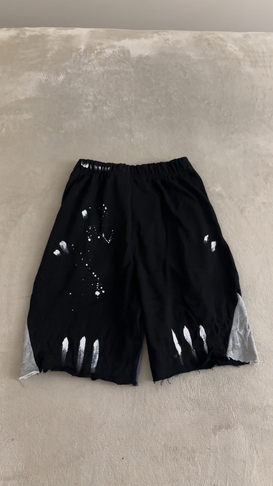 GALLERY DEPT. Black Paint Splatter Logo Shorts Men’s Size M