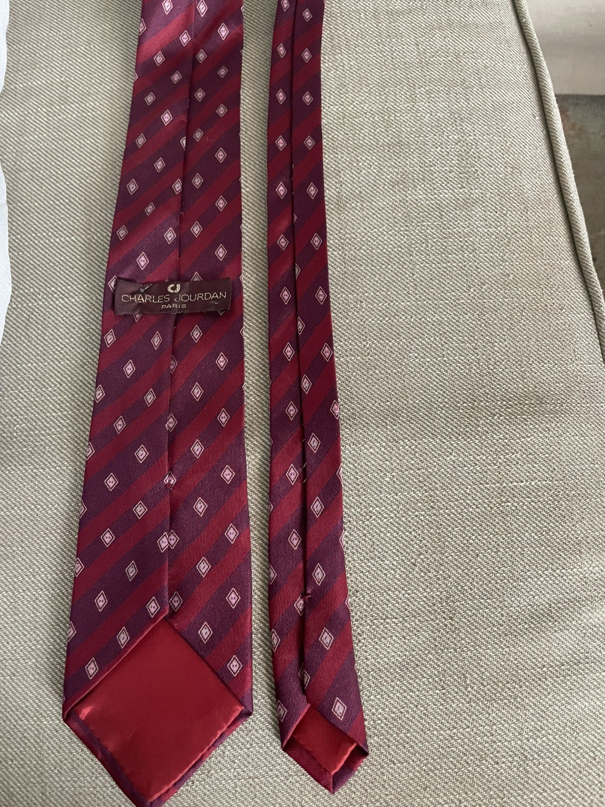 Charles Jourdan Paris Pure Silk Made In Italy Original