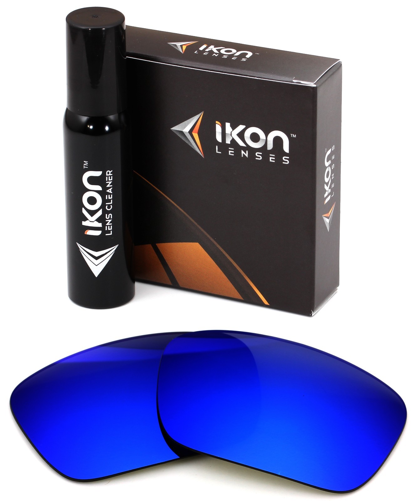 Polarized IKON Replacement Lenses For Oakley Canteen 2014 Deep Blue Mirror