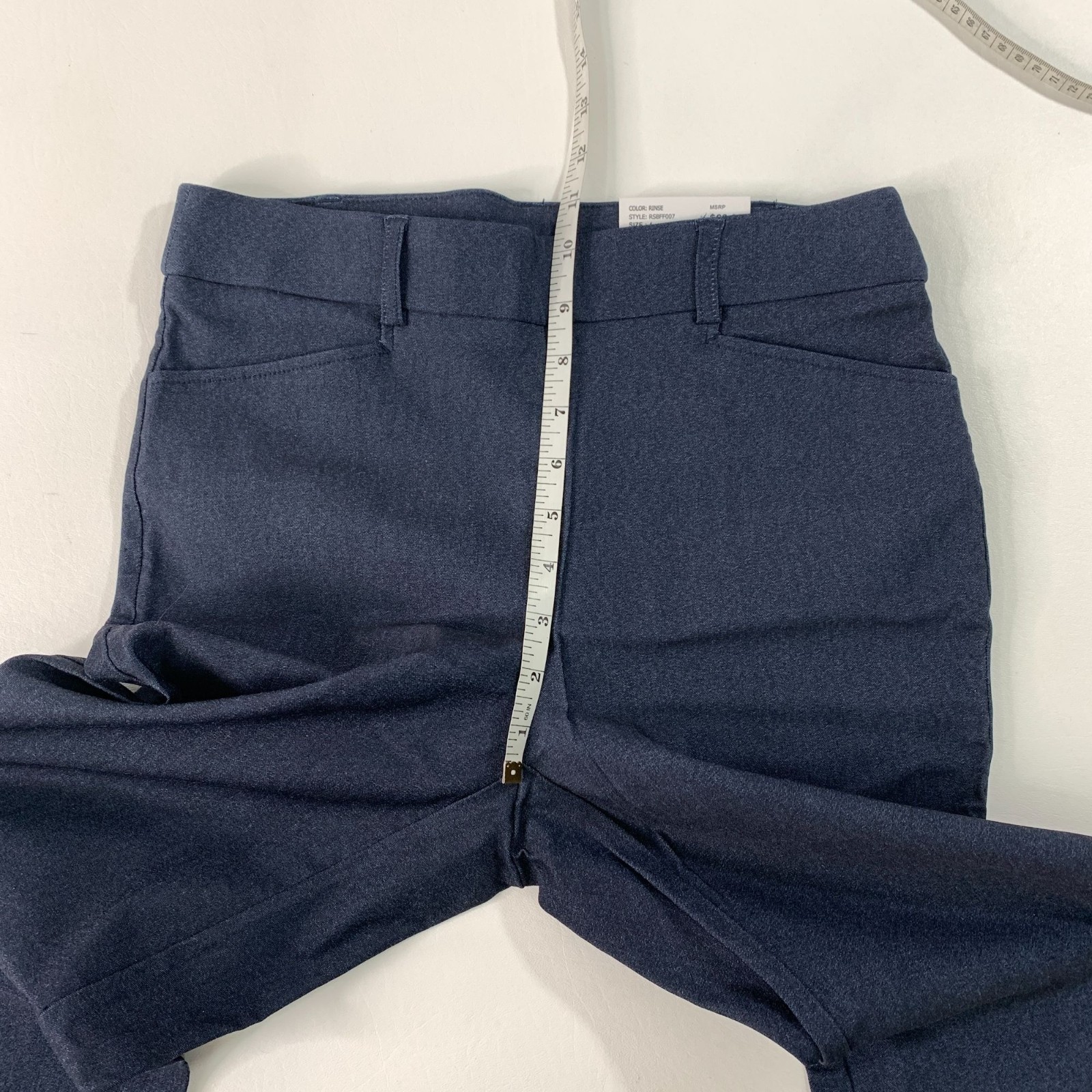 Rafaella Women’s Pants 4 Pull-On Stretch Pant Indigo Rinse Blue Size 4