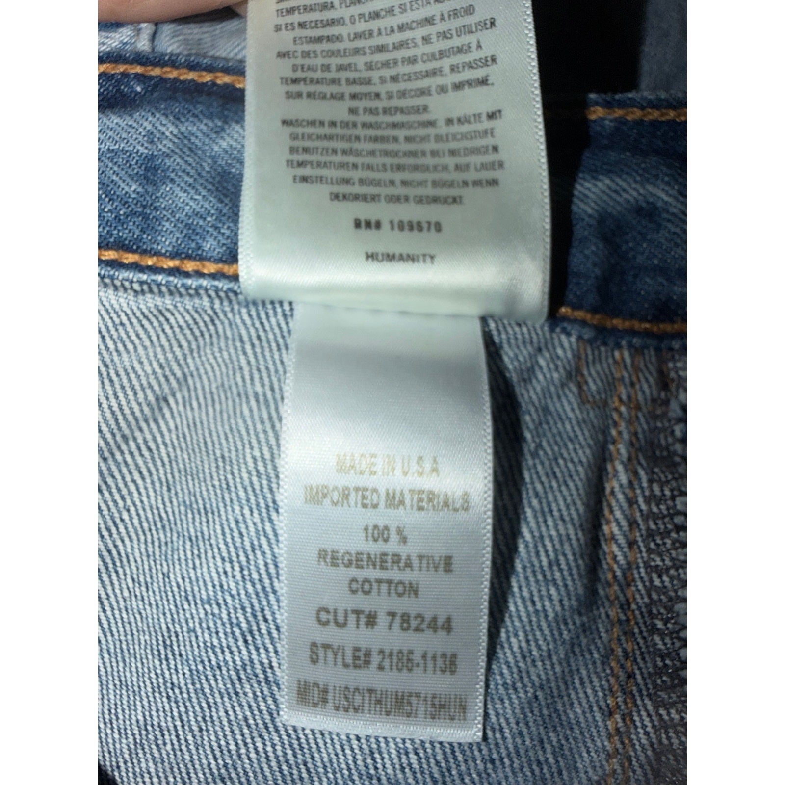 Citizens of Humanity Ayla Cargo Zenith 23 27” Waist Baggy Jeans NWOT
