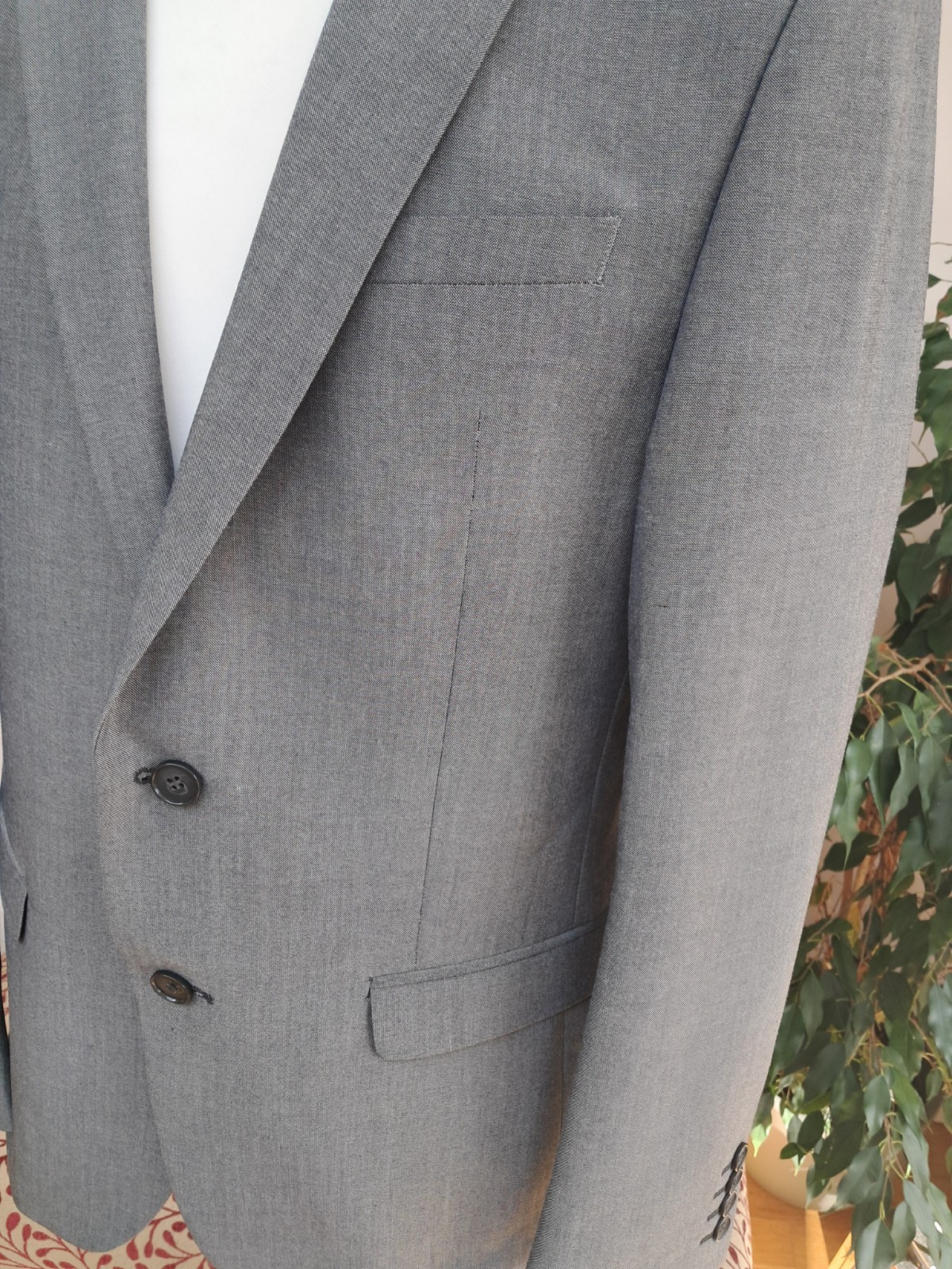 Men’s Limehaus Grey 2 Piece Suit Chest 40” Trousers 36″