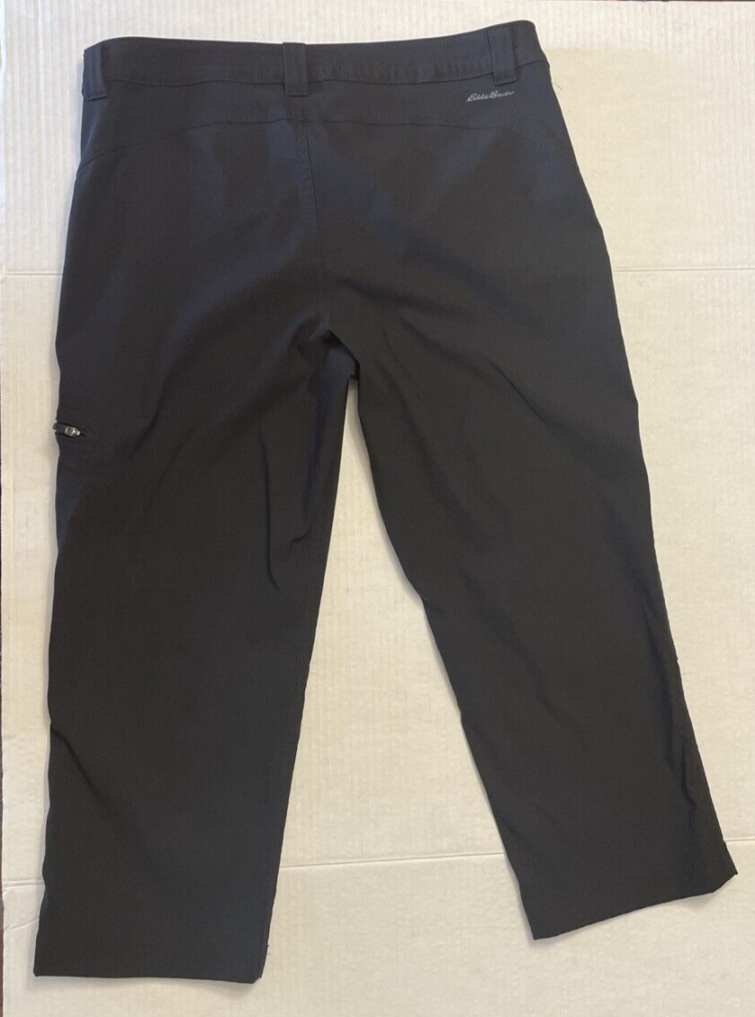 Eddie Bauer Rainier Capris Womens 8 Black