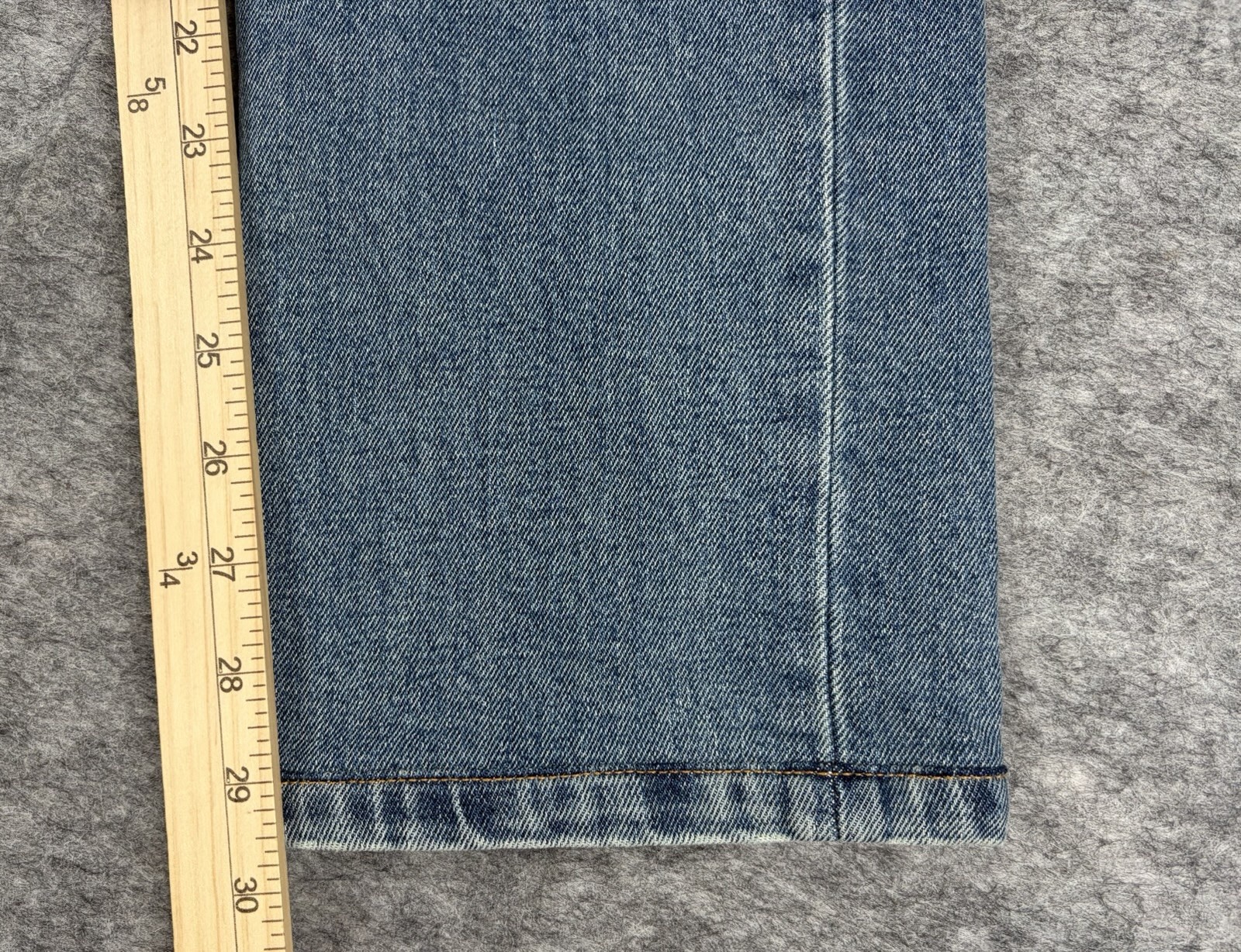 Buck Mason Jeans Mens 32×34 (Fits 32×30) Maverick Slim Double Dipped Button Fly