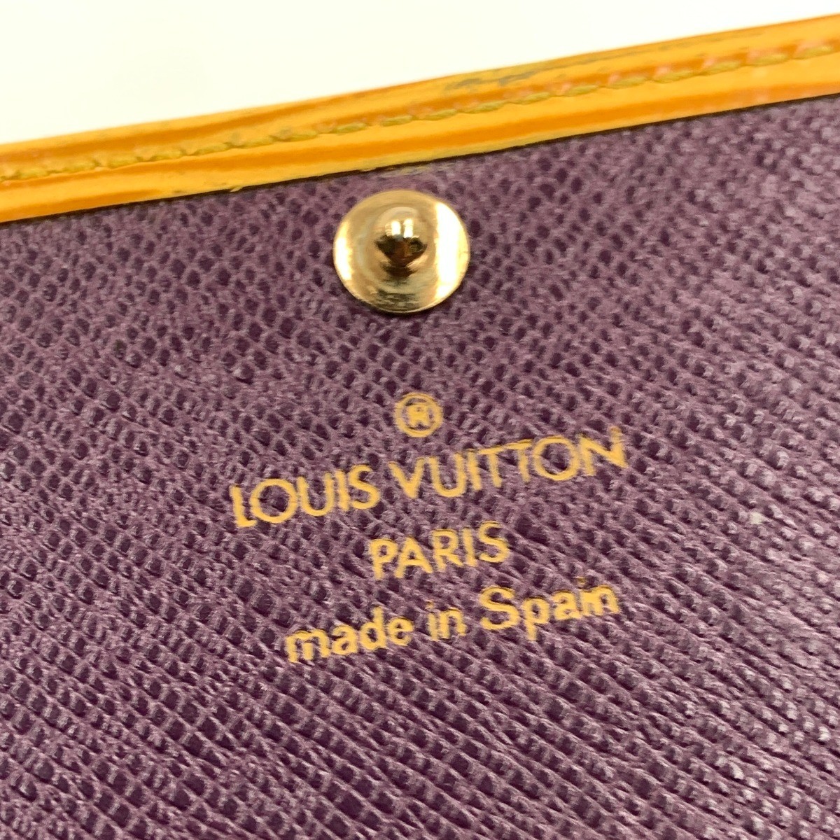 LOUIS VUITTON Epi Multicles 4 4-Key Holder M63829 yellow Junk item delivered…