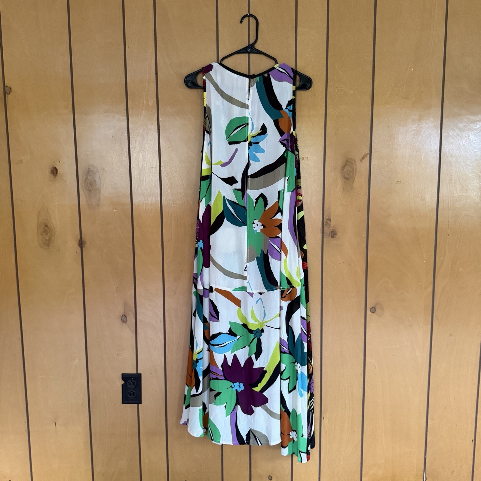 Alembika Womens Dress Size 2 US 8 Colorblock Lagenlook Artsy Boho Summer Chic