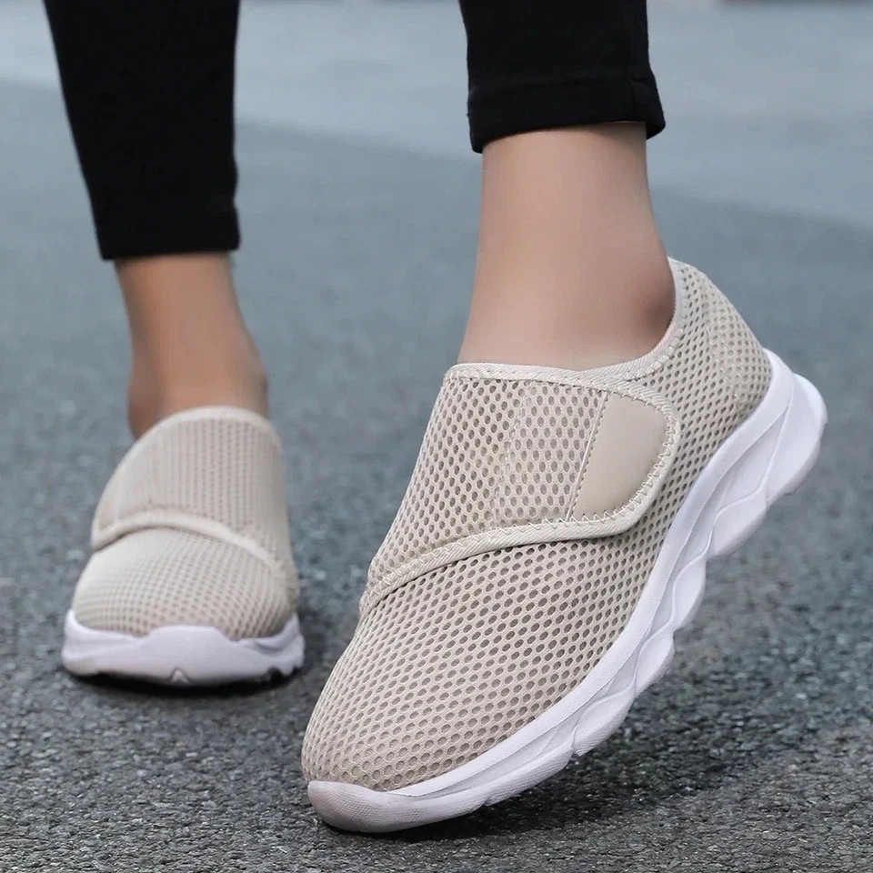 Orthopedic Walking Shoes Wide Fit Diabetic Comfortable Adjustable Casual