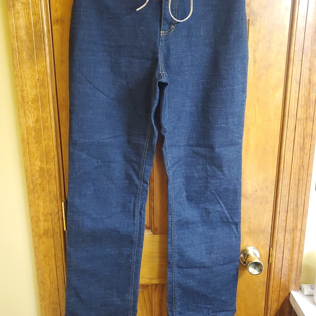 Gloria Vanderbilt 10 Jeans Womens Leather Banded Waist Drawstring Denim Y2K