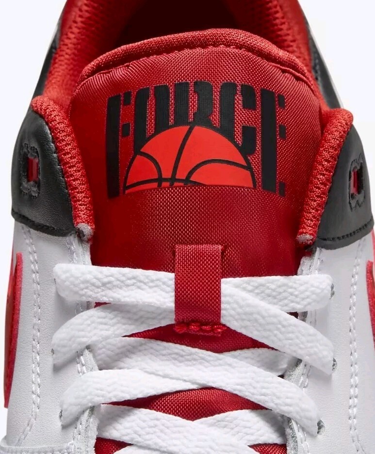 NEW Men’s (CHOOSE SZ) NIKE Full Force Low – RED -WHITE FB1362-102 Basketball 🏀