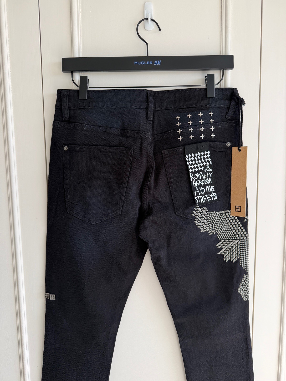 new Ksubi mens jeans van winkle black replica eagle 32