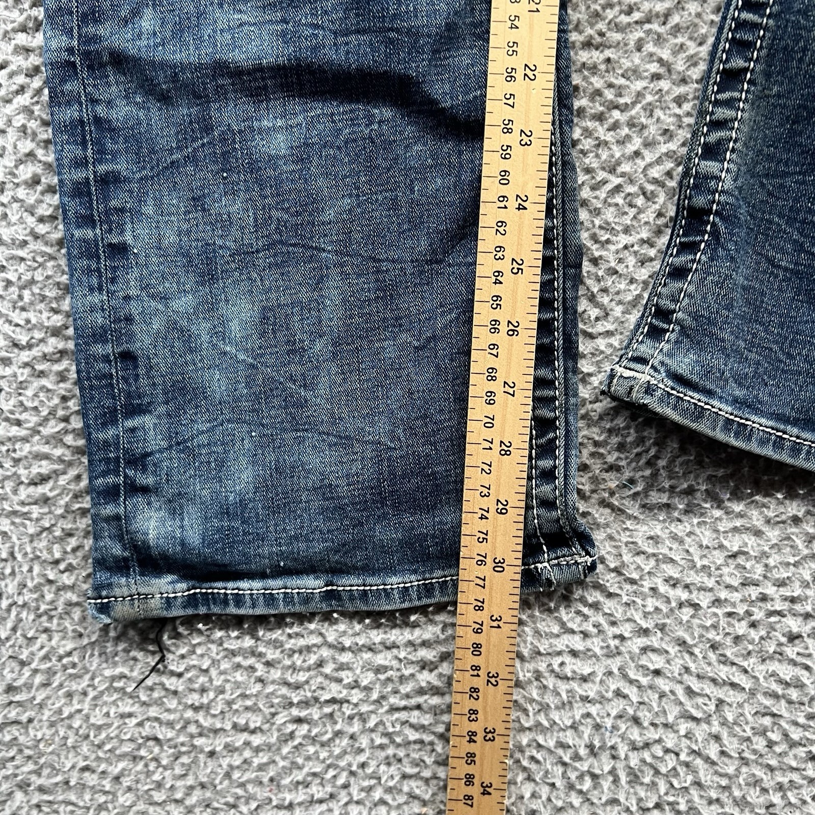 Salvage Mayhem Boot Jeans Mens 32 R Fit 33×32 Blue Denim Pants BKE Buckle Cut