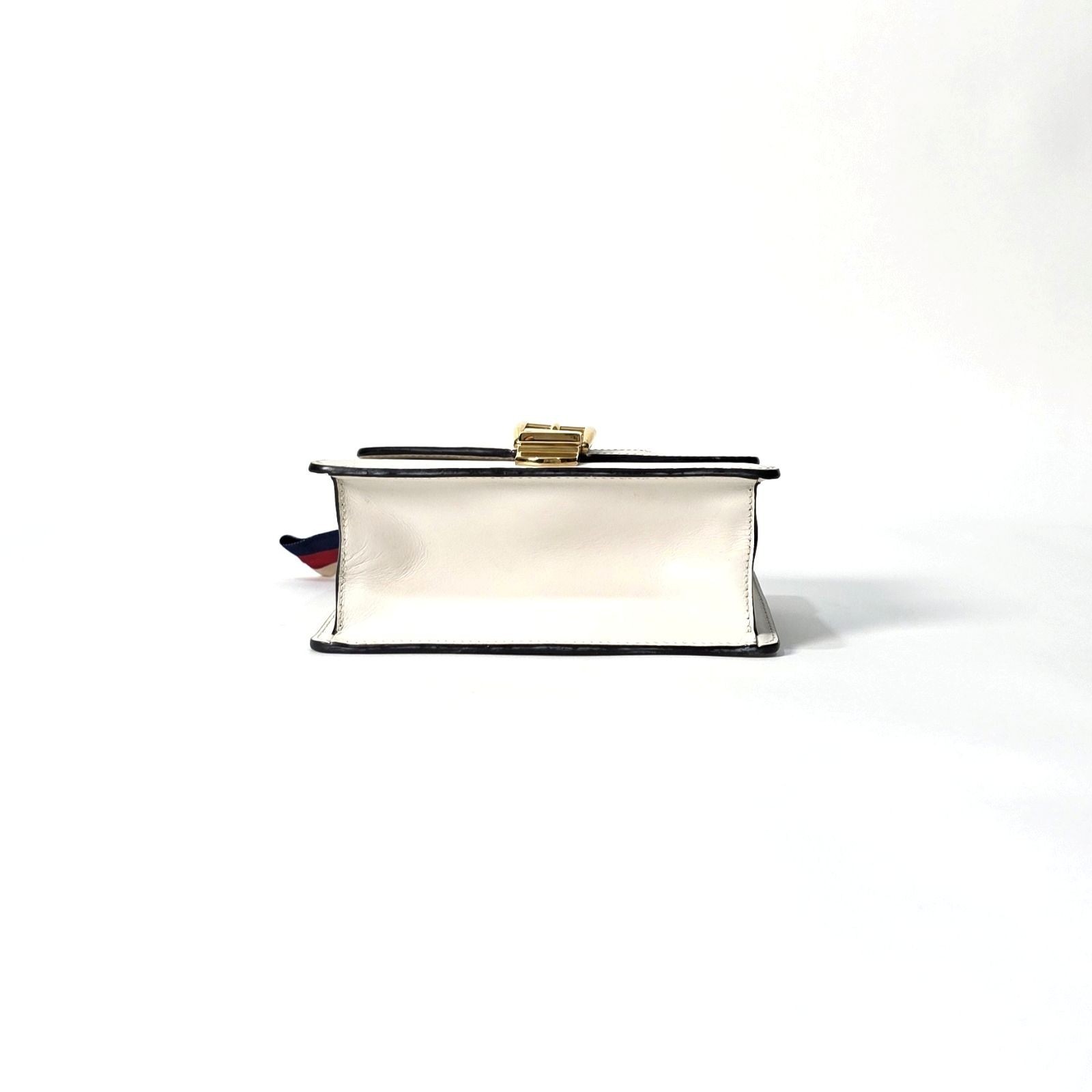 Gucci Slyvie Off White Flap Bag 19x13x6cm Serial number: 431666493075