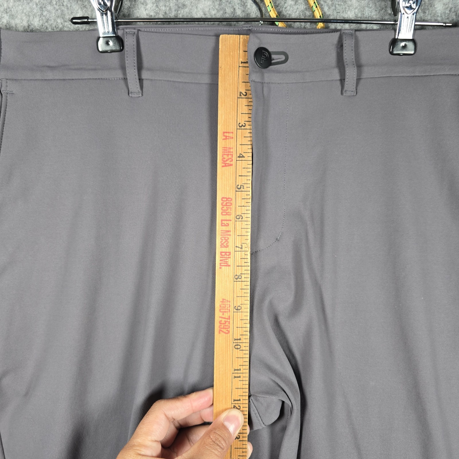 Public Rec Pants Mens 33×28.5 Gray Dealmaker Workday Five Pocket Chino Preppy