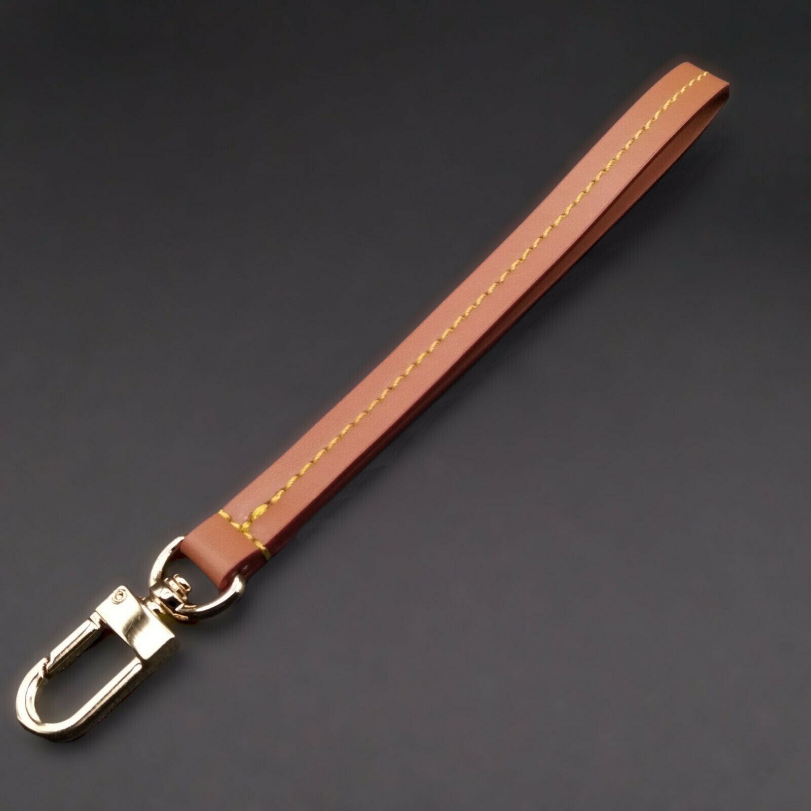 8in Vachetta Wristlet Tanning Leather Strap Replacement Handbag Neverfull Pouch