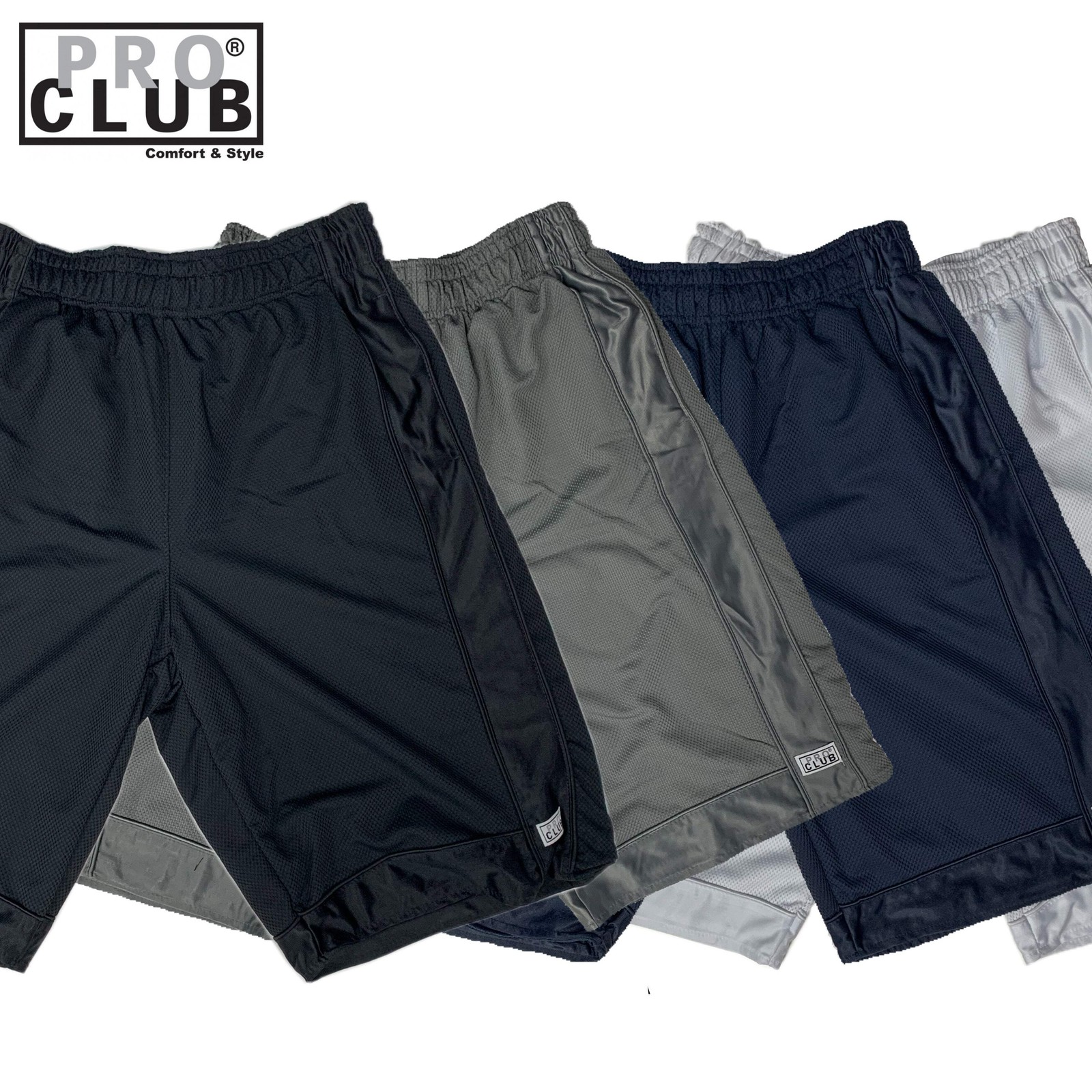 Pro Club Men’s Heavyweight Mesh Basketball Shorts