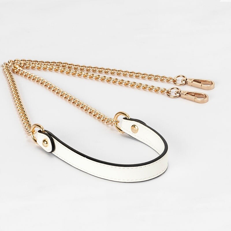 Metal Leather Chain Replacement Crossbody Shoulder Handbag Bag Strap 58CM-200CM