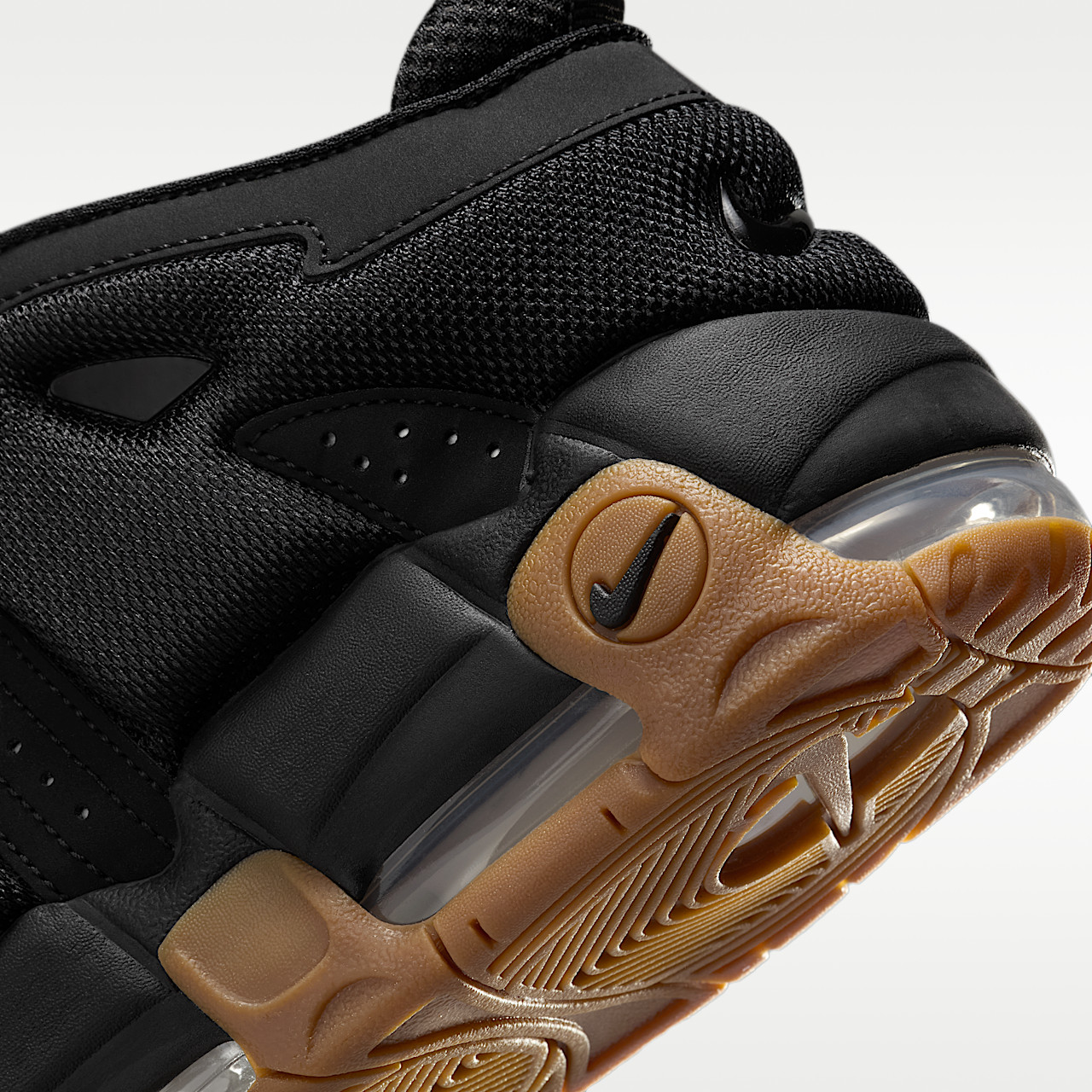 Nike Sneakers Air More Uptempo Low Black Gum FZ3055-003