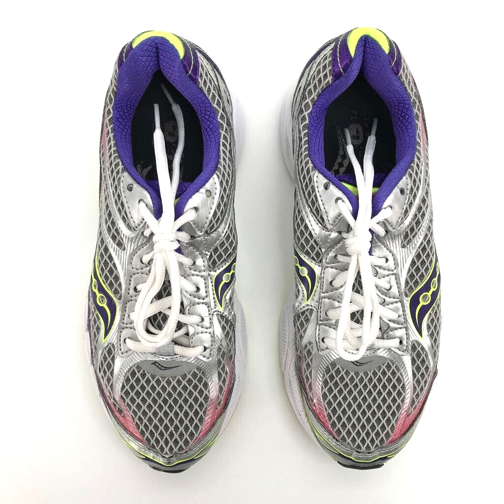 Saucony Womens Ride 7 Running Shoes Multicolor S10241-2 Stripe Lace Up Mesh 8M
