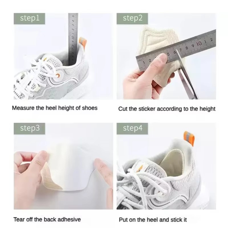 Heel Grips for Loose Shoes Heel Cushion Pads No-Slip Shoe Inserts Half Wholesale