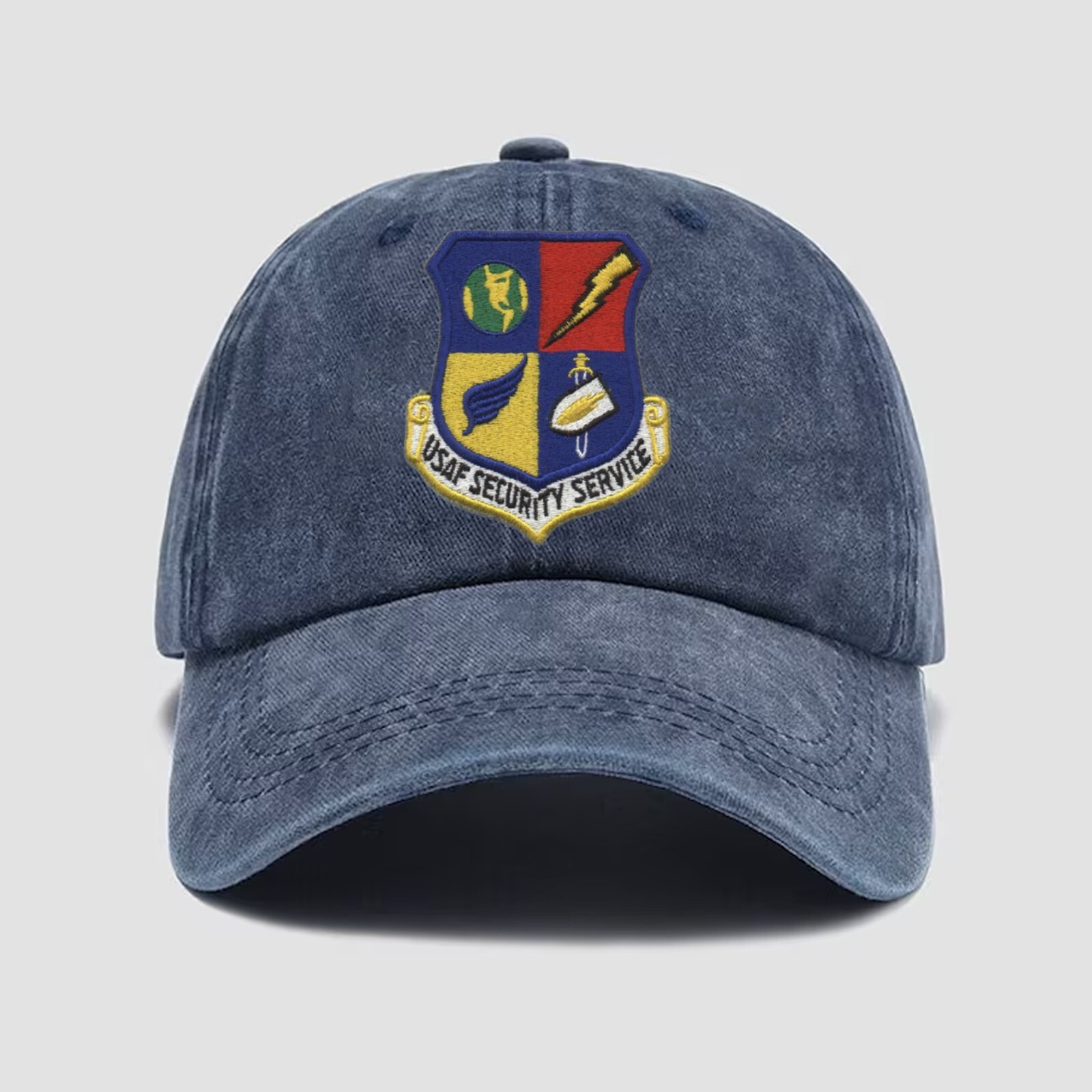 Custom Personalization Embroidered Hat U.S Air Force Security Forces,Veteran Cap