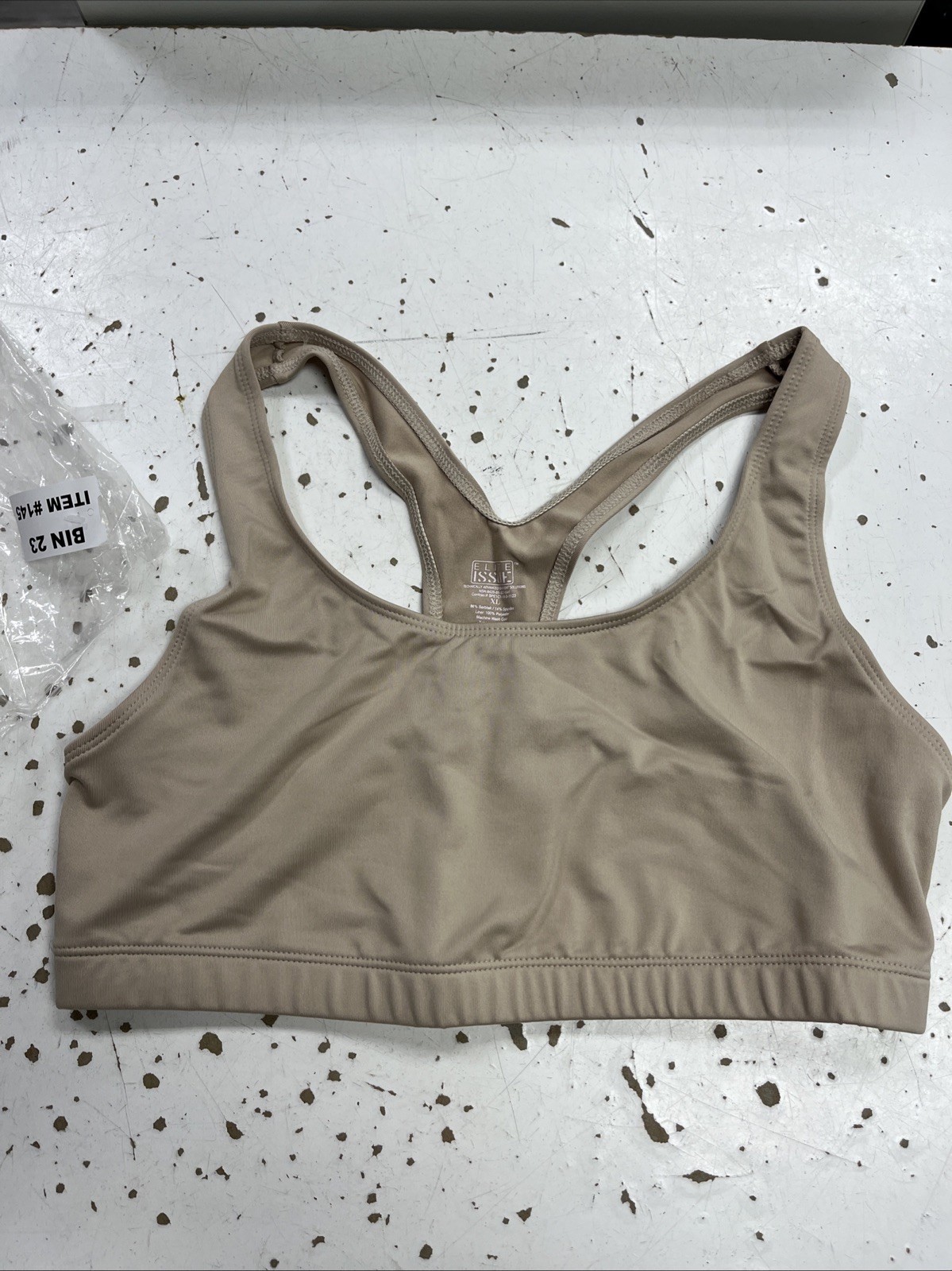 New In Package, Tactical Sports Bra, Elite Issue, Tan, X-LARGE 23/145