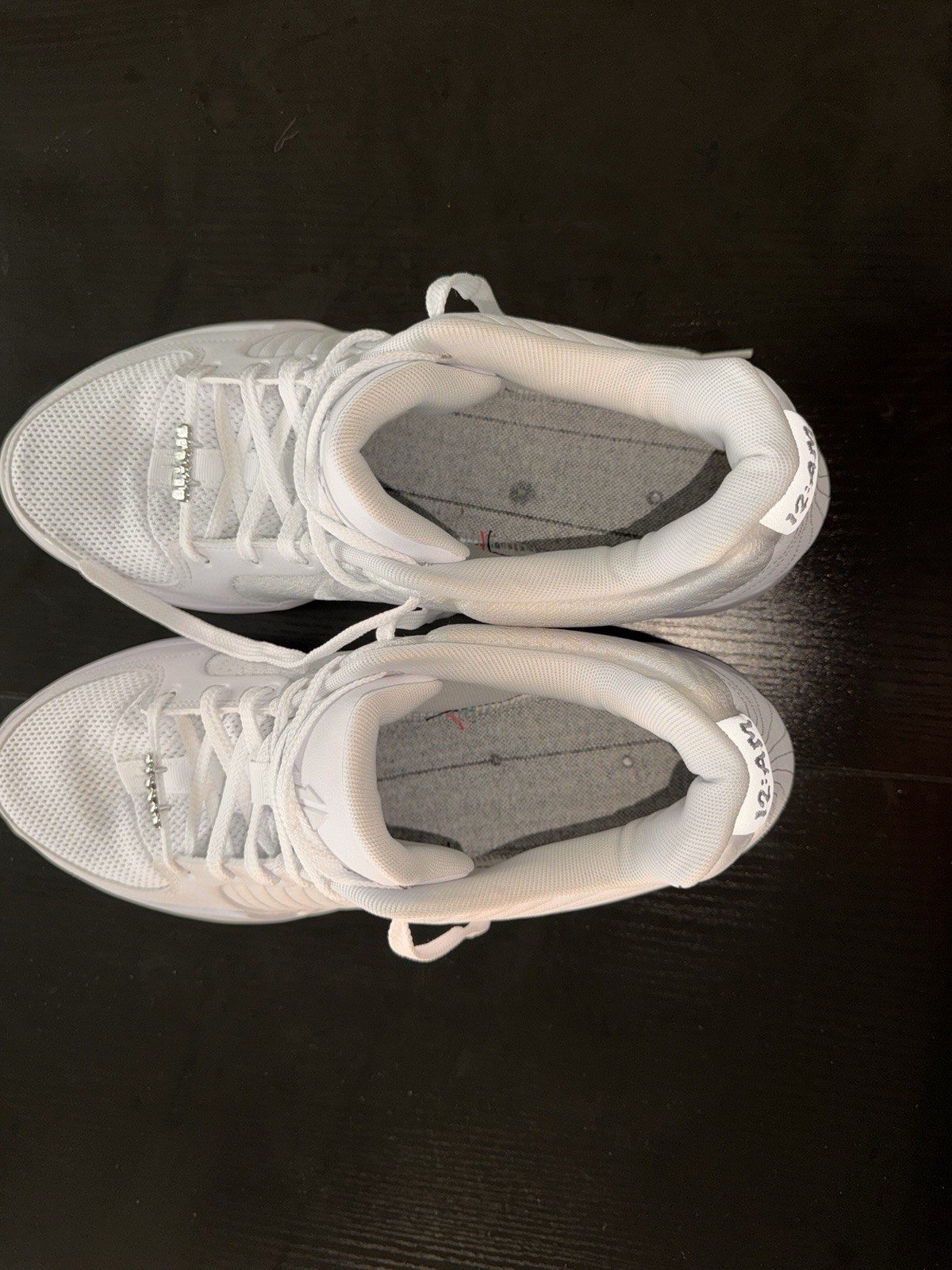 Nike Ja 2 TB Triple White Low Top Mesh Lace-Up Men’s 15