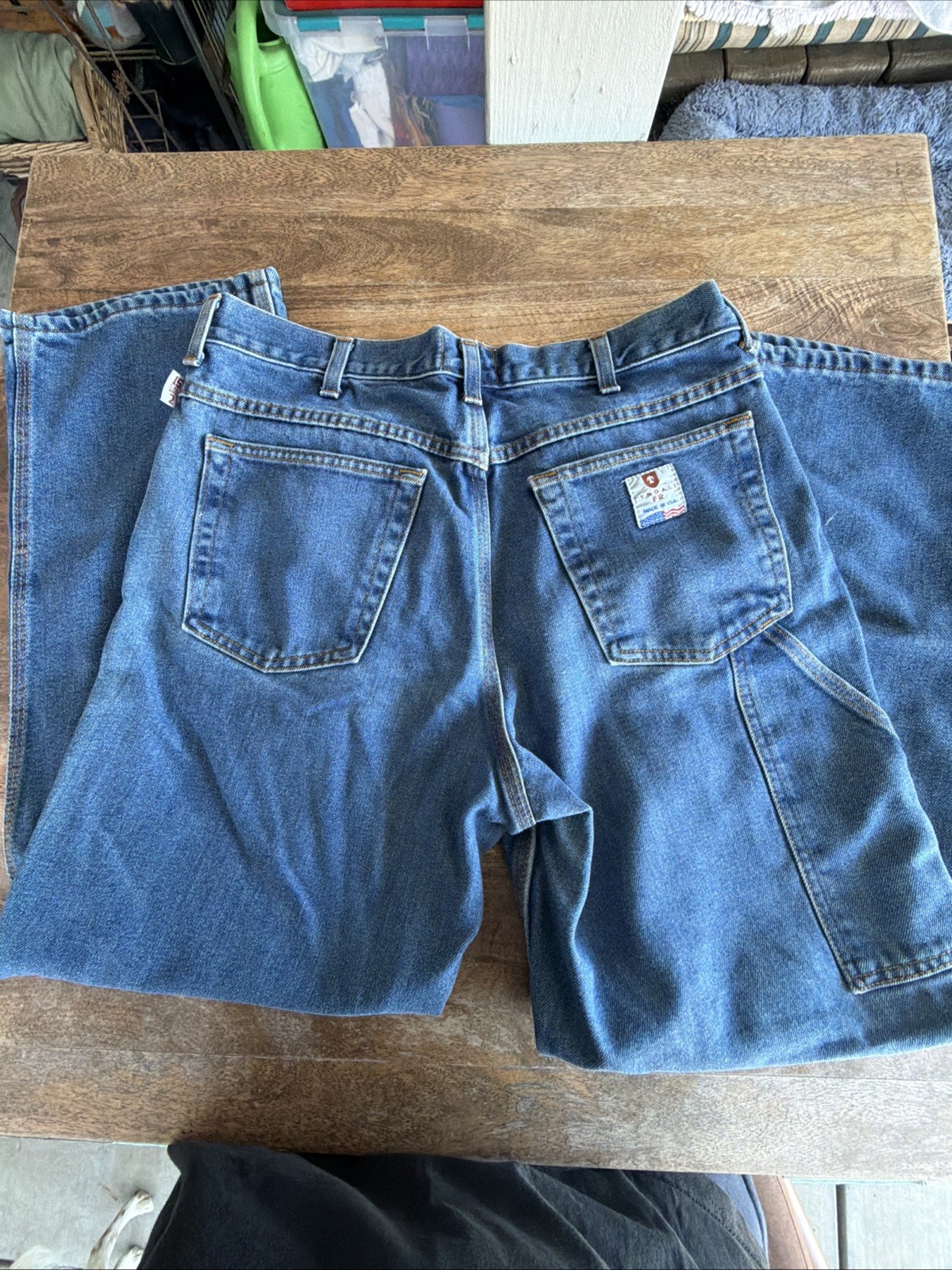 Tyndale FR Jeans Mens 34 X 29 Blue FRMC Flame Resistant Cat 2 F290T Made In USA
