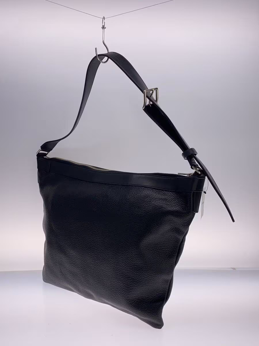 PORTER Shoulder Bag Leather BLK Solid