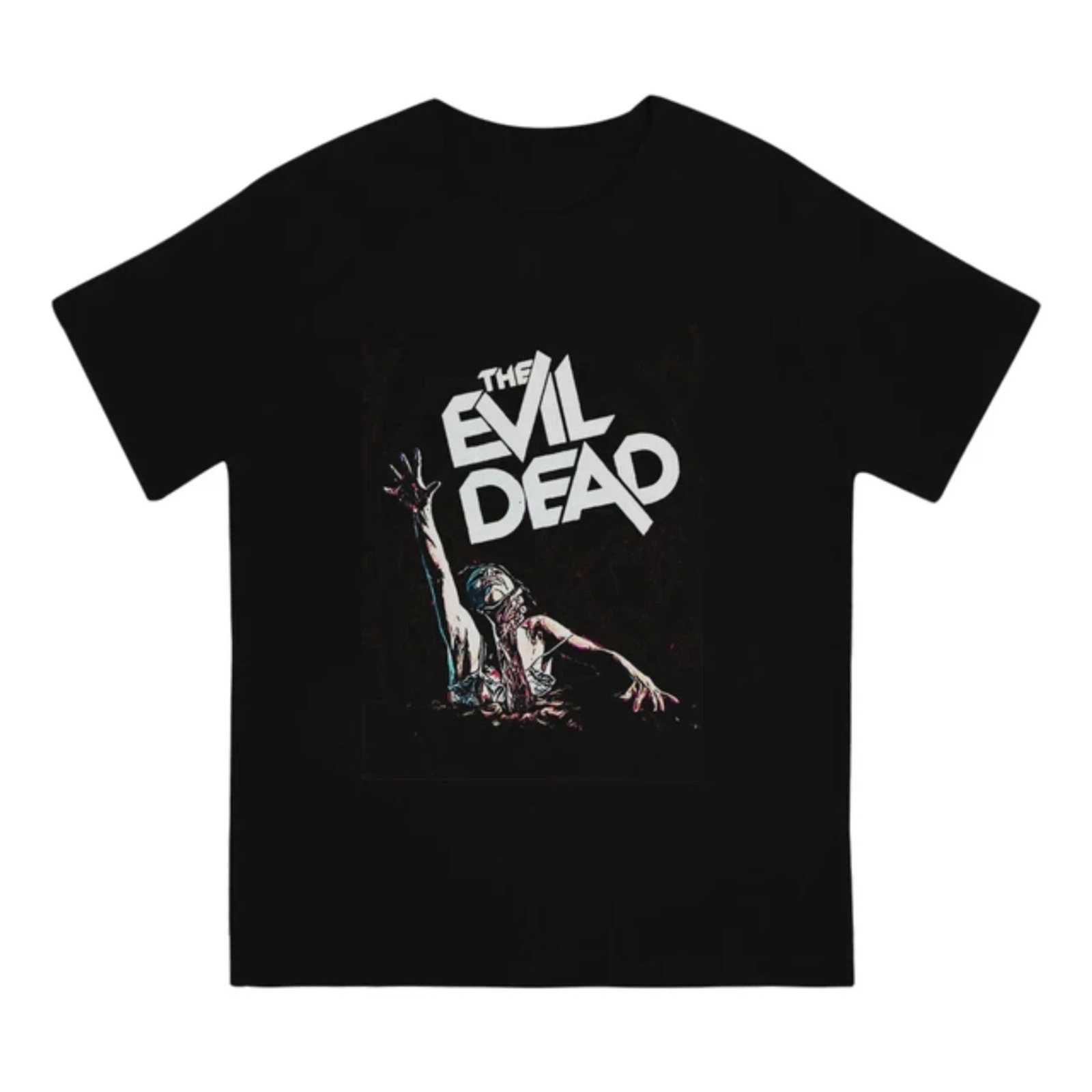 Evil Dead T-Shirt Mens Large Horror Movie Black Cotton Blend