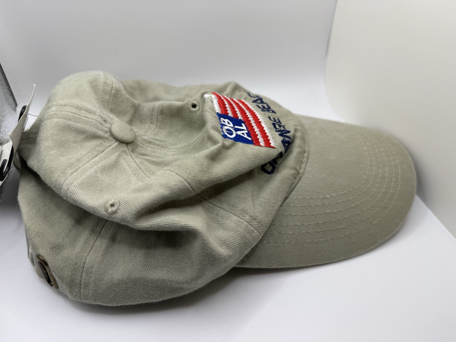 ORANGE BEACH ALABAMA Beige Brown adjustable Cotton Cap AL – NWT