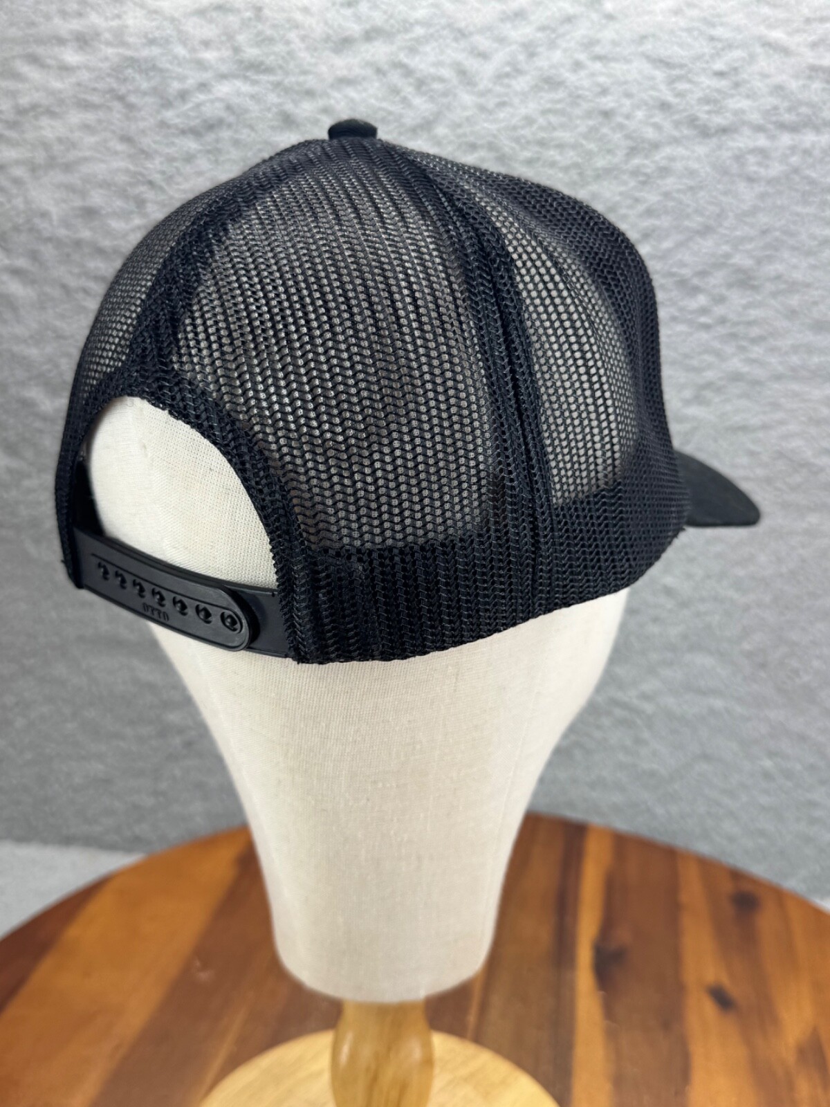Difference Maker Otto One Size Trucker Mesh Adjustable Black Snapback Hat Cap