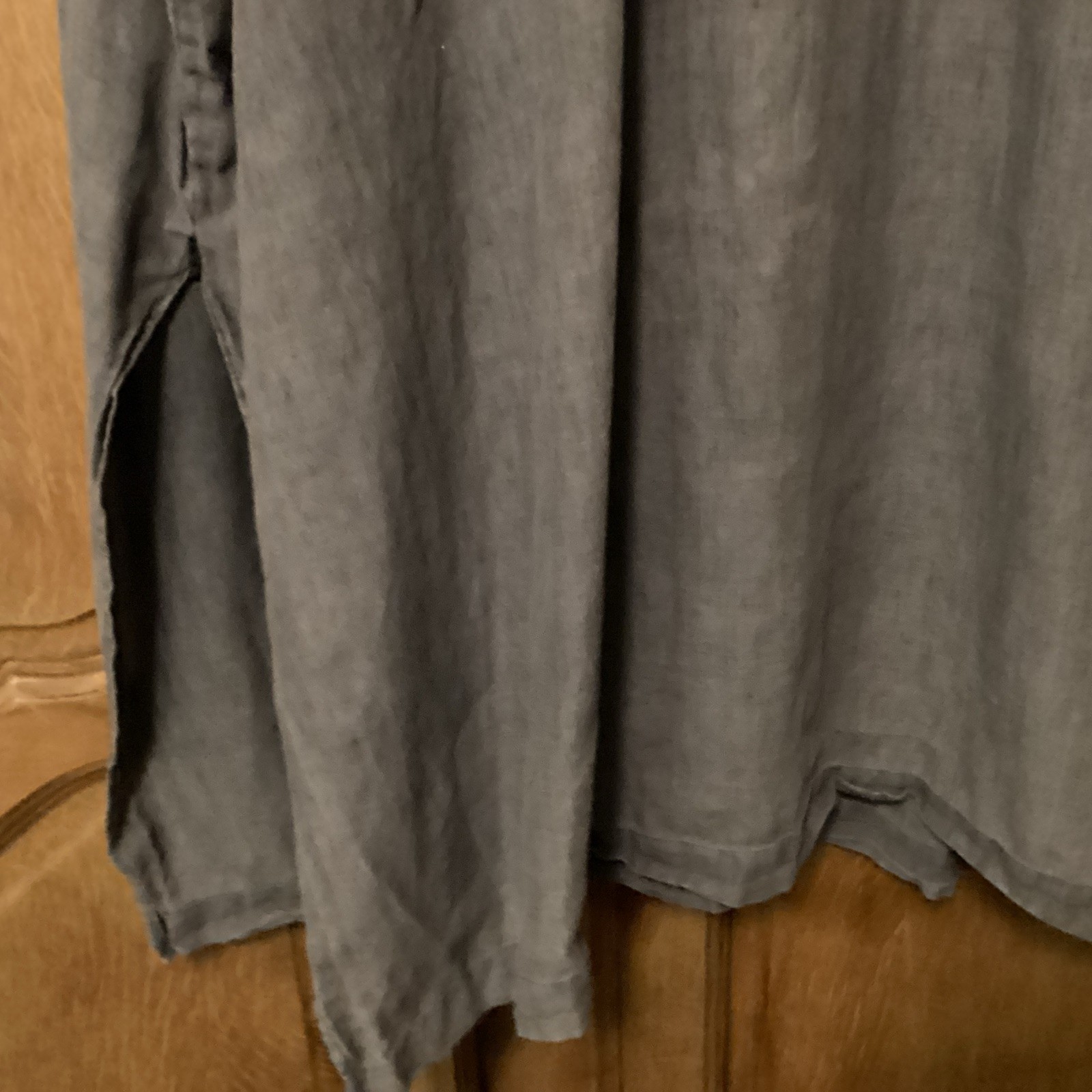 Eskandar Linen Tunic Shirt