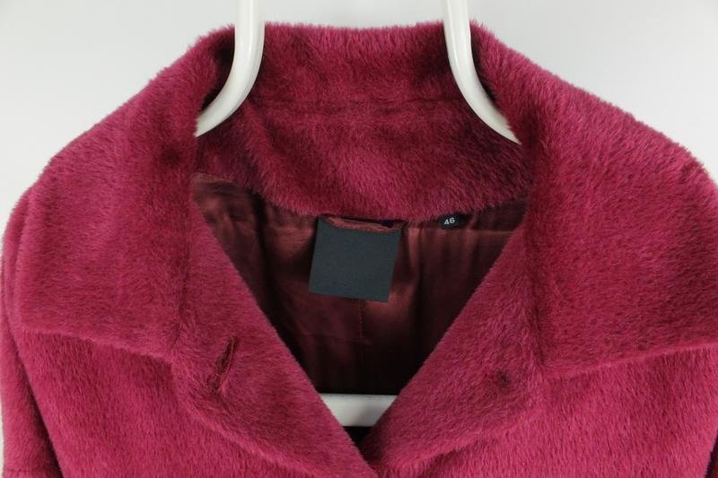 Women Alberto Aspesi Coat Burgundy Alpaca 40 / L /