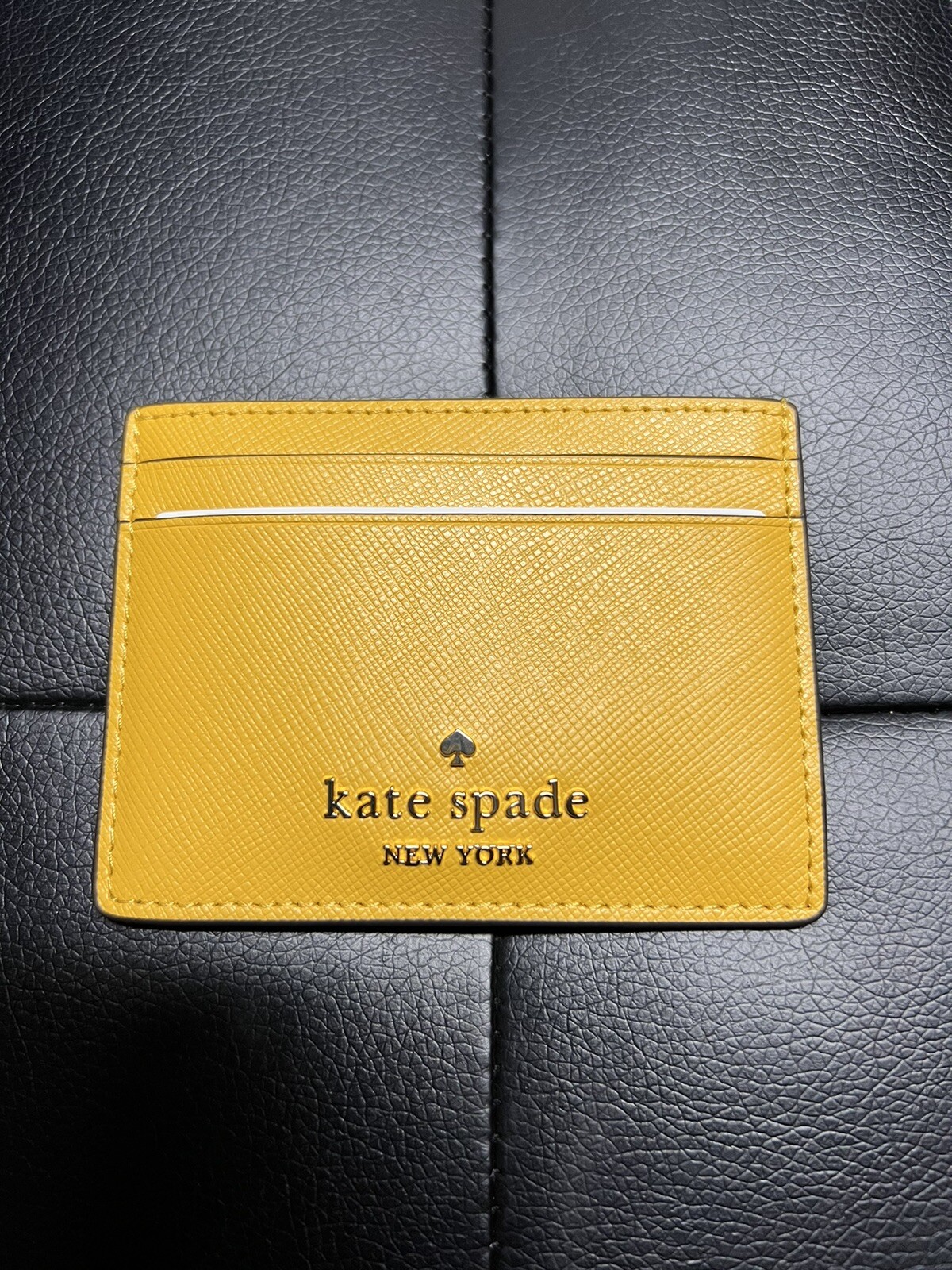 BRAND NEW! Kate Spade Daffodil Madison Small Slim Card Holder KI368 Retail $89