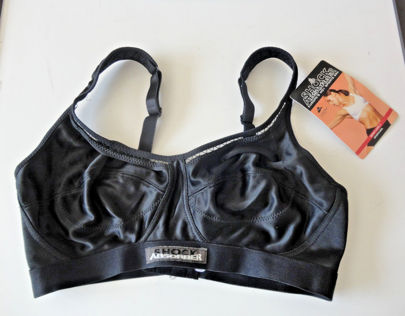 NEW Shock Absorber Sports Bra Active Classic. BLACK STYLE 1010.