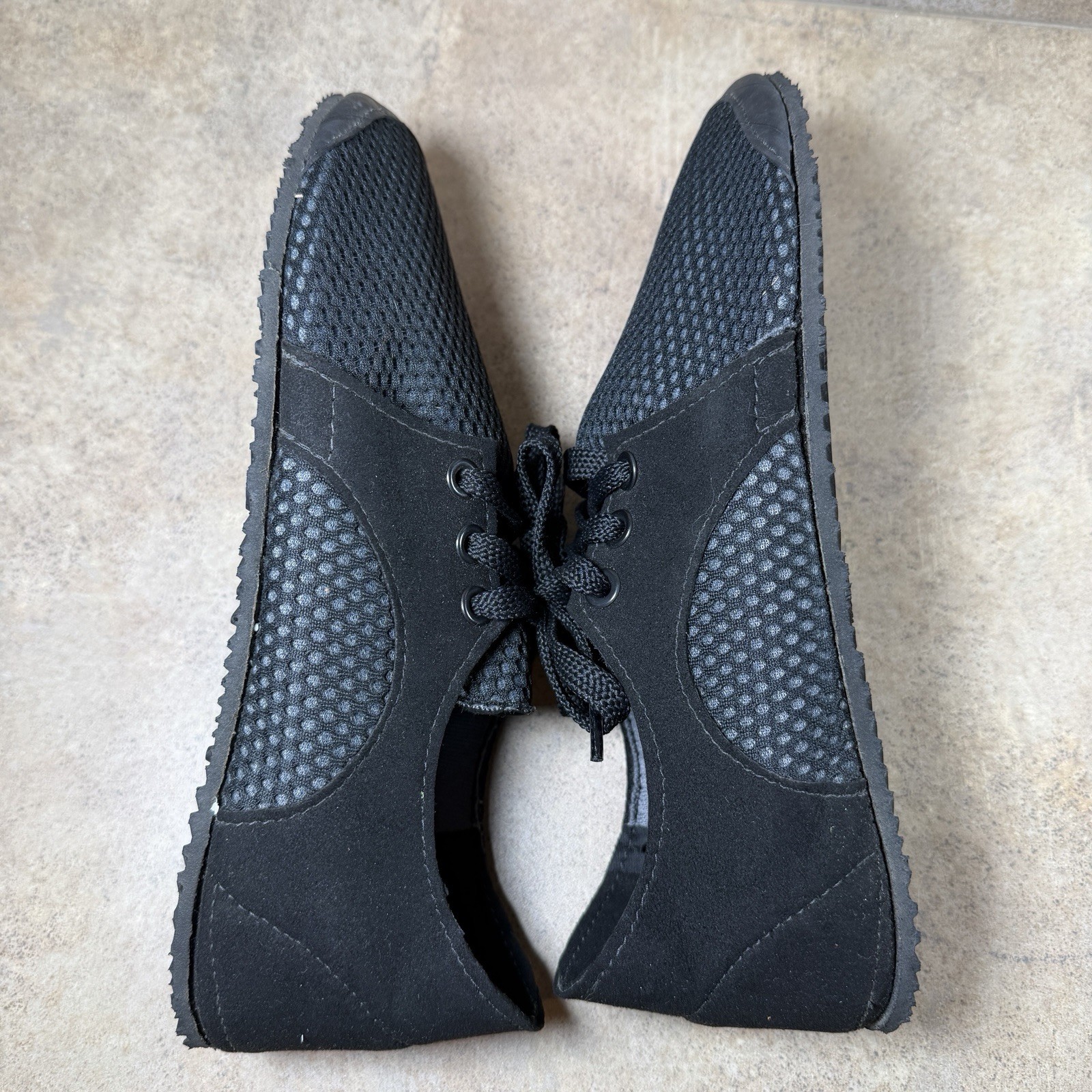 Softstar Dash RunAmoc Zero Drop Vegan Barefoot Shoes Black Vibram Size 8 Wide