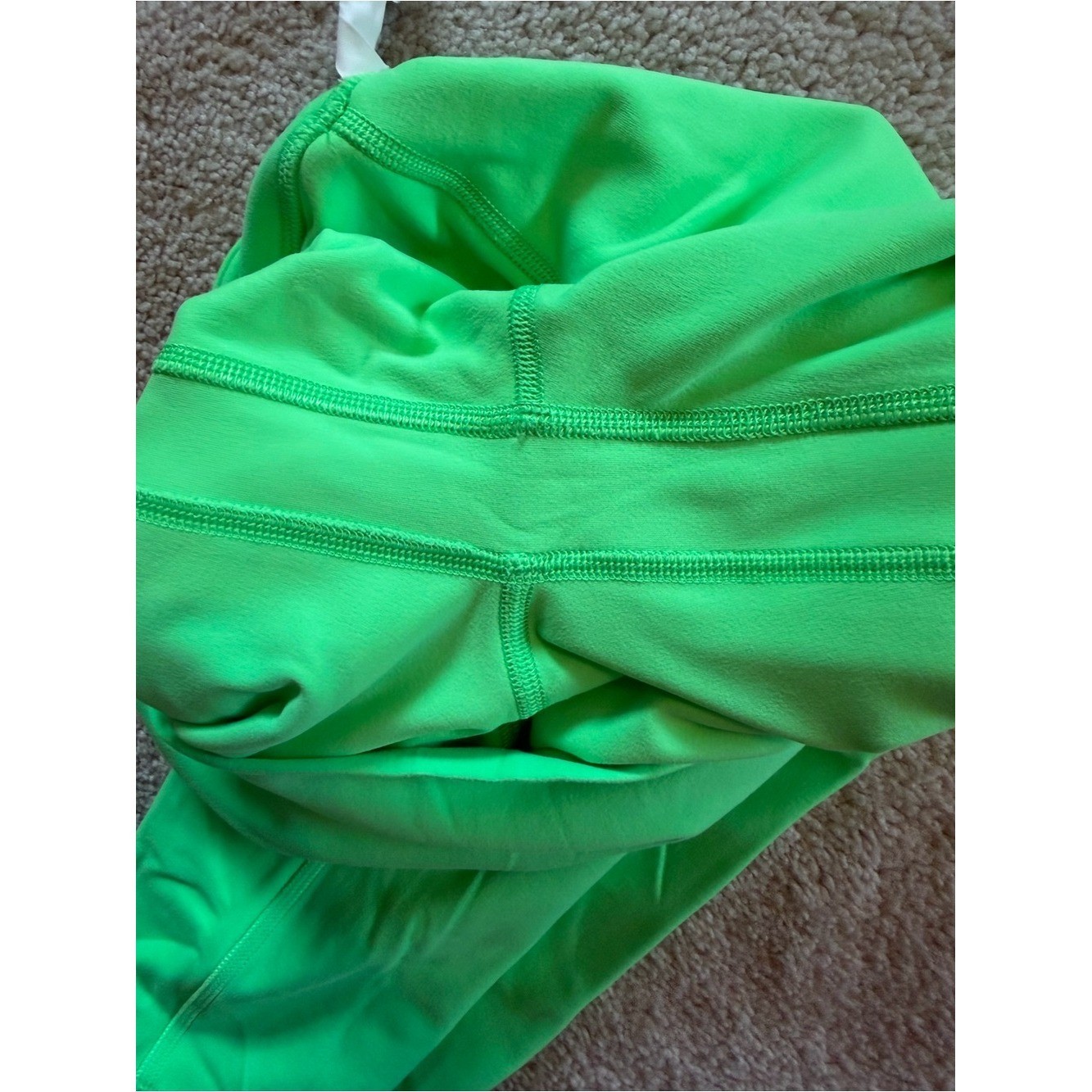 Lululemon Align High Rise Crop 23″ Leggings Green Size 4 Double Lined