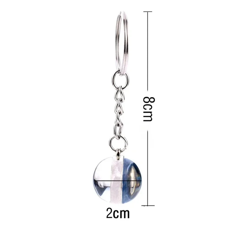 Luxury Keychain Key Ring Bag Charm Pendant Stainless Steel Car Key Holder