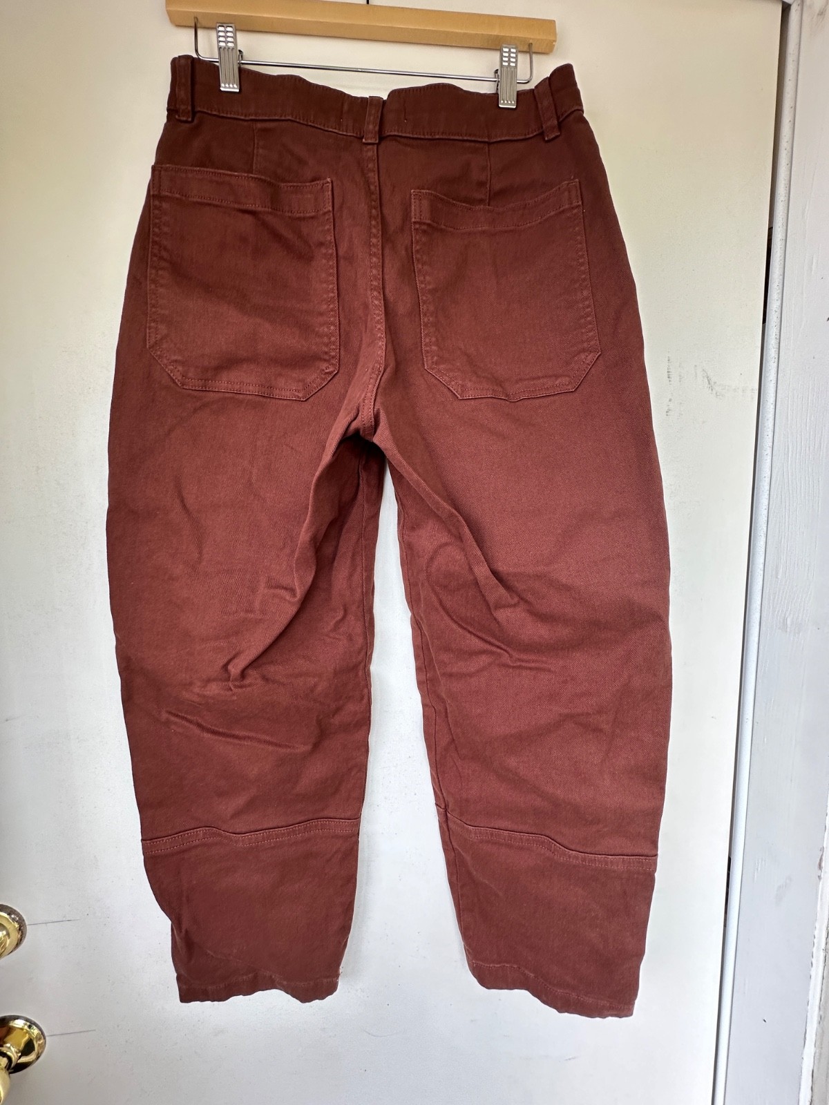 Everlane The Utility Barrel Pant in Rosewood Size 8