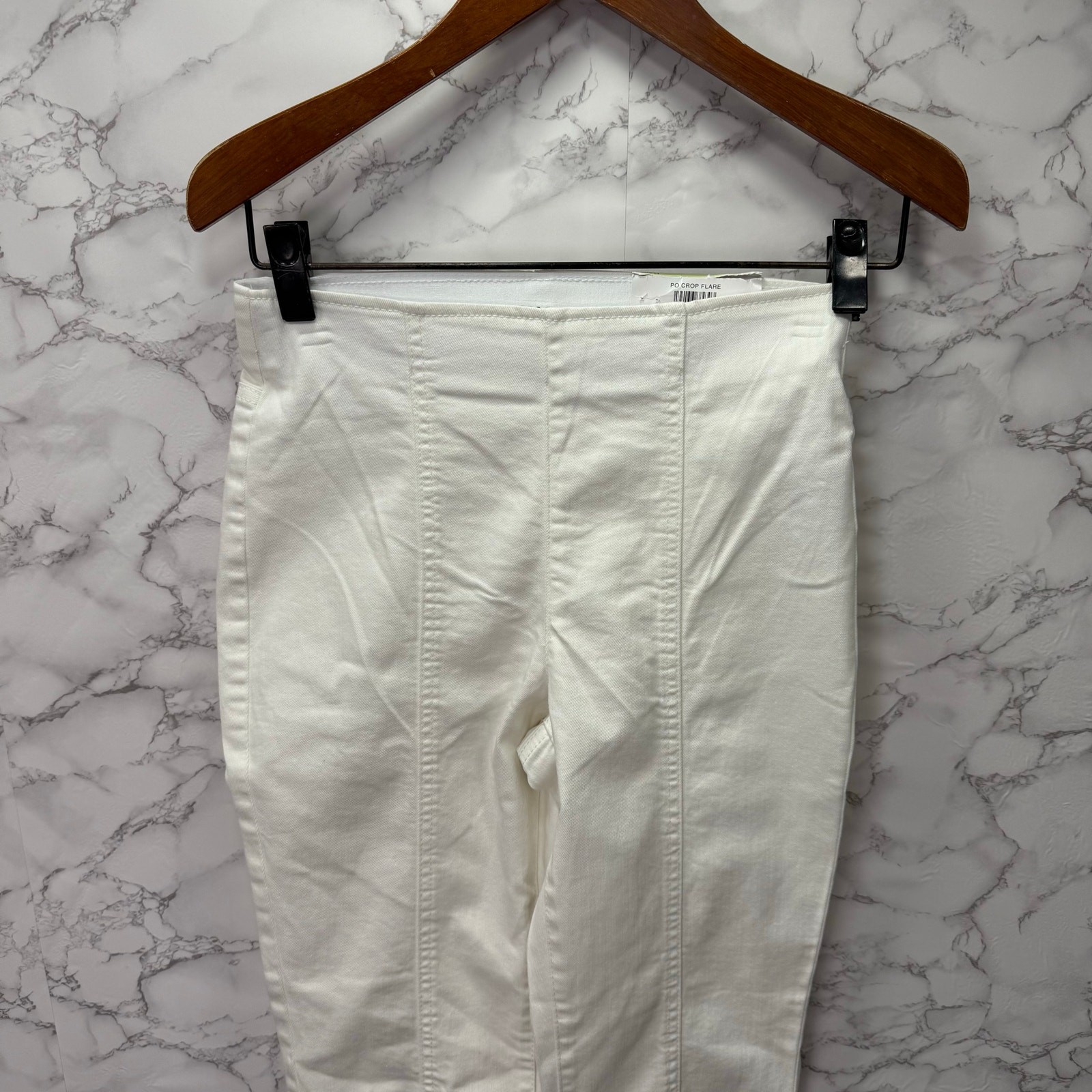 INC International Concepts Crop Jeans sz 4 White Denim NEW #G880