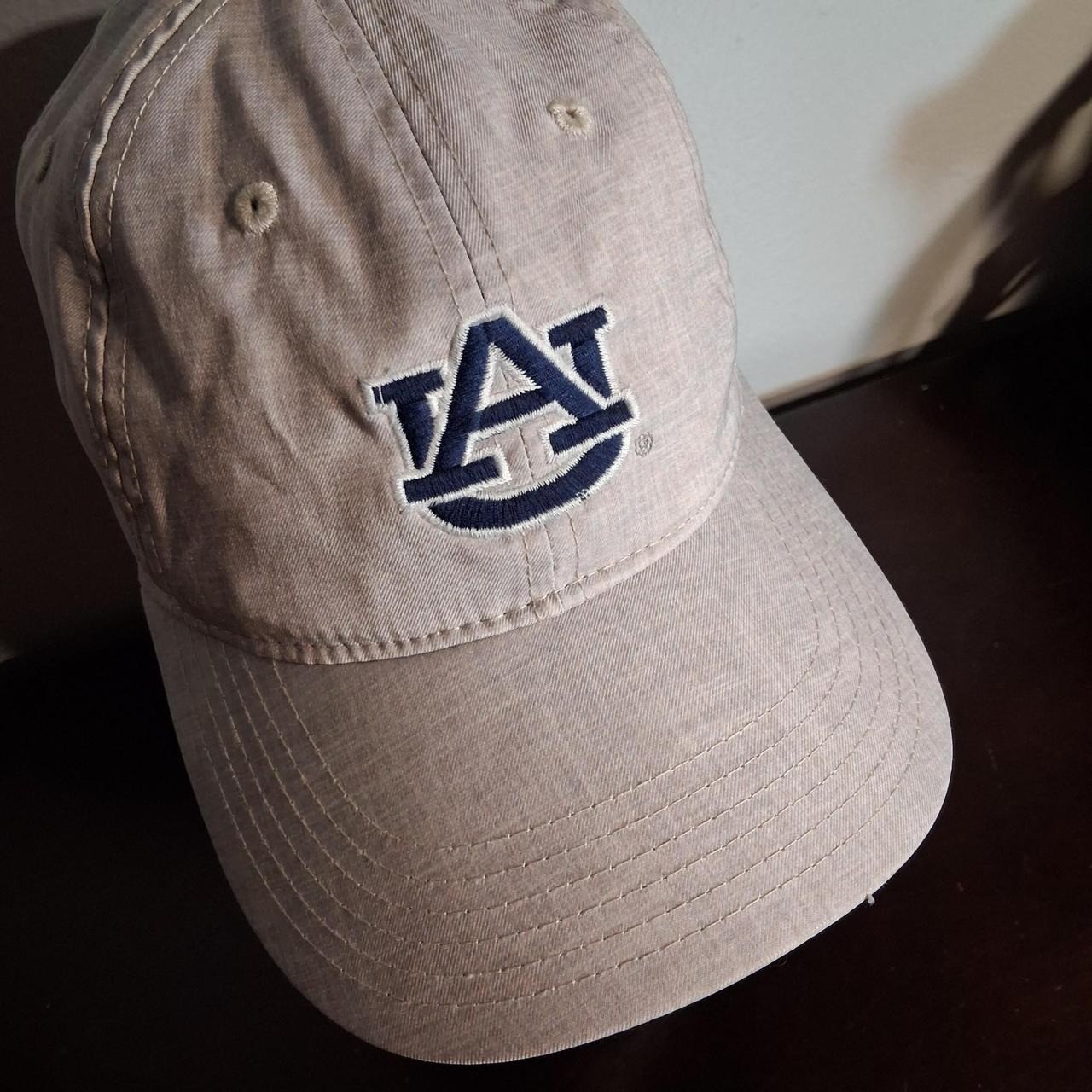 Auburn University baseball cap with blue ‘AU’ logo