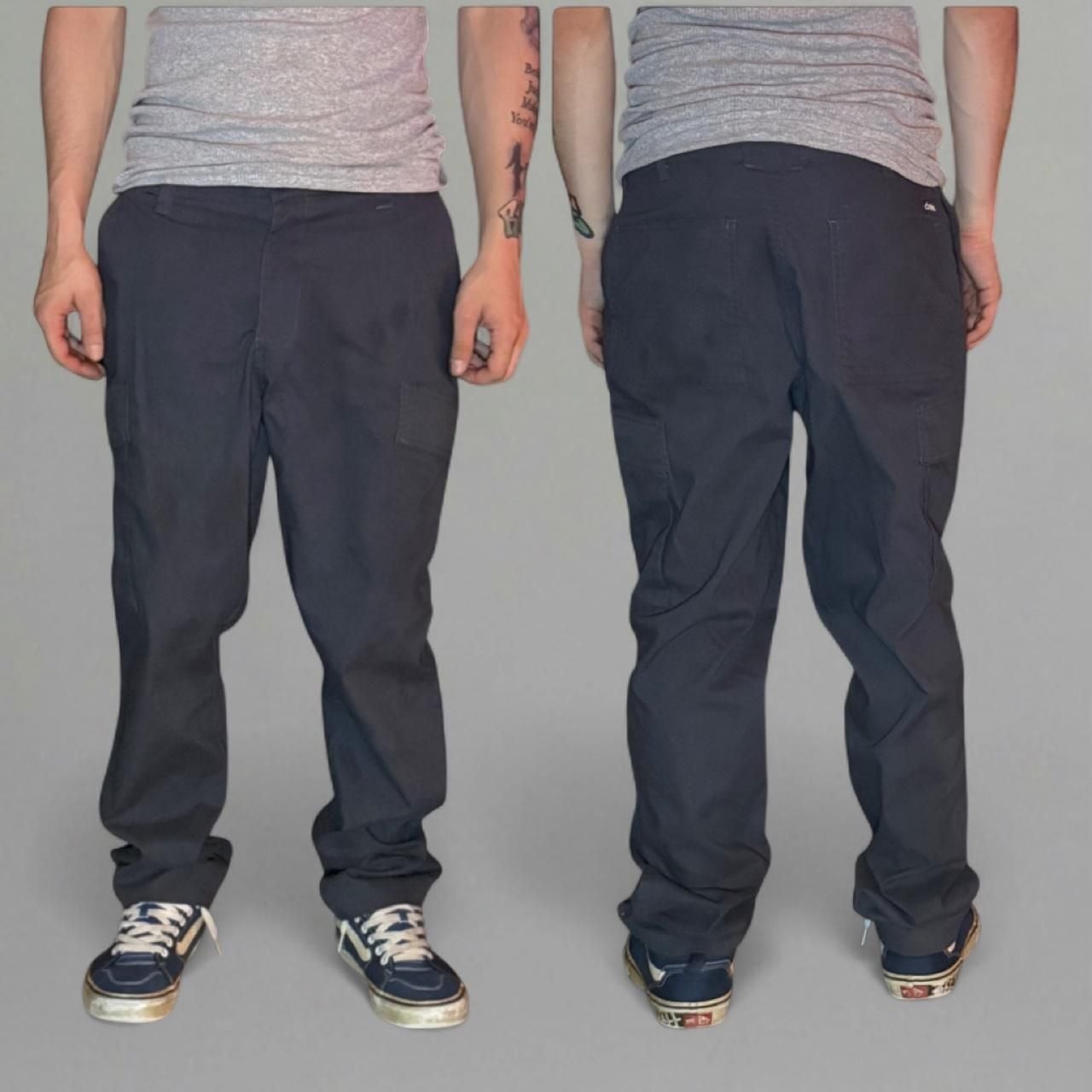 Cintas Workwear Cargo Pants Dark Grey Size 30