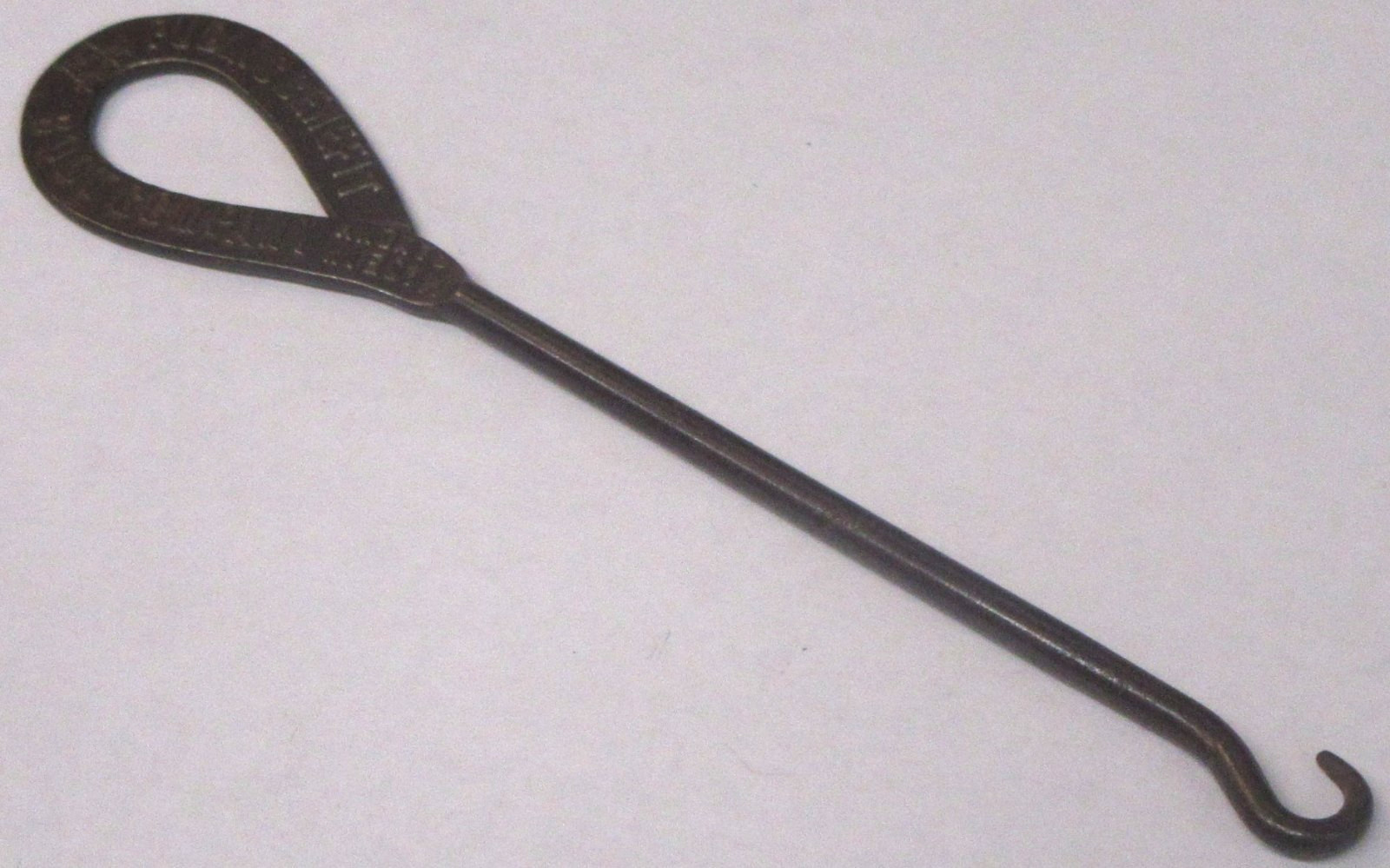 early PUBLIC BENEFIT BOOT COMPANY Shoe Button Hook buttonhook *