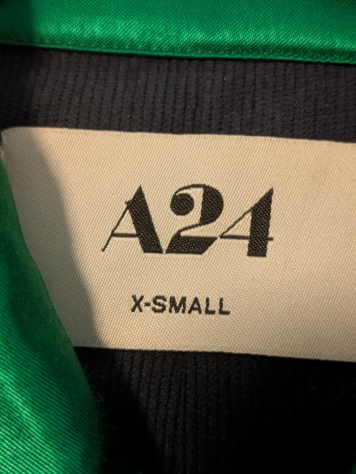 A24 Maxine Minx Varsity Jacket Green Size X-Small MaXXXine