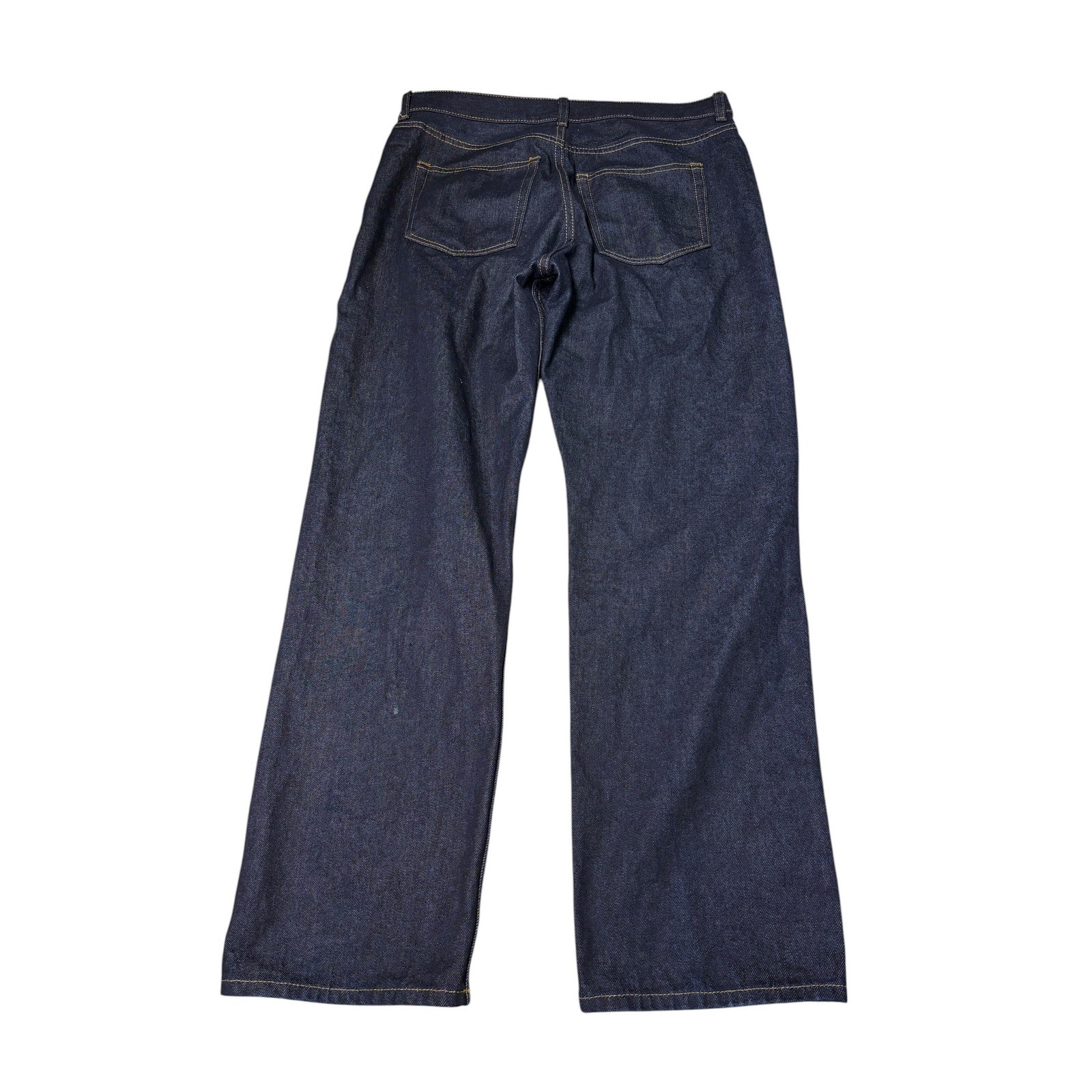 COS Regular Straight Leg Mid Rise Jeans Mens 29/30 Indigo Selvedge 100% Cotton