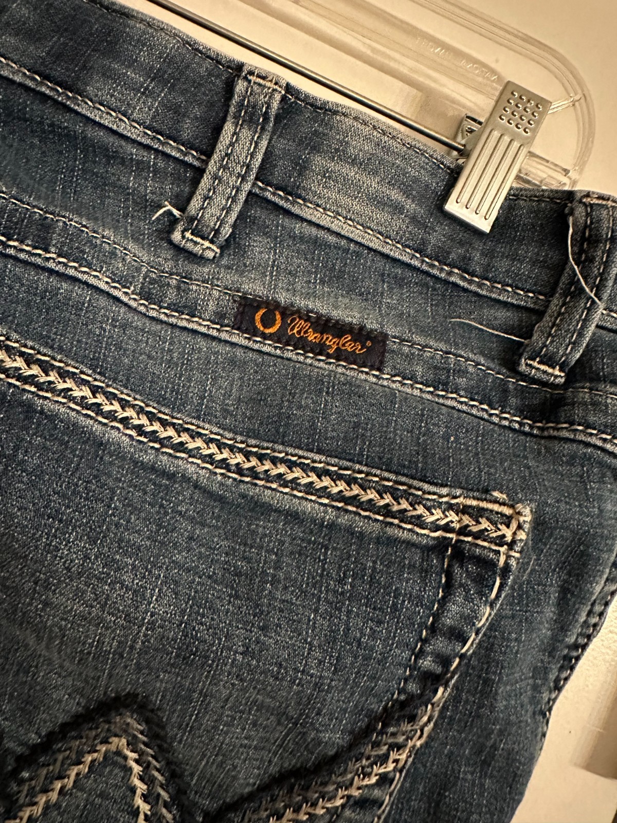 Wrangler Willow Ultimate Riding Mid-Rise Bootcut Jeans Women’s 17 38×33 Denim