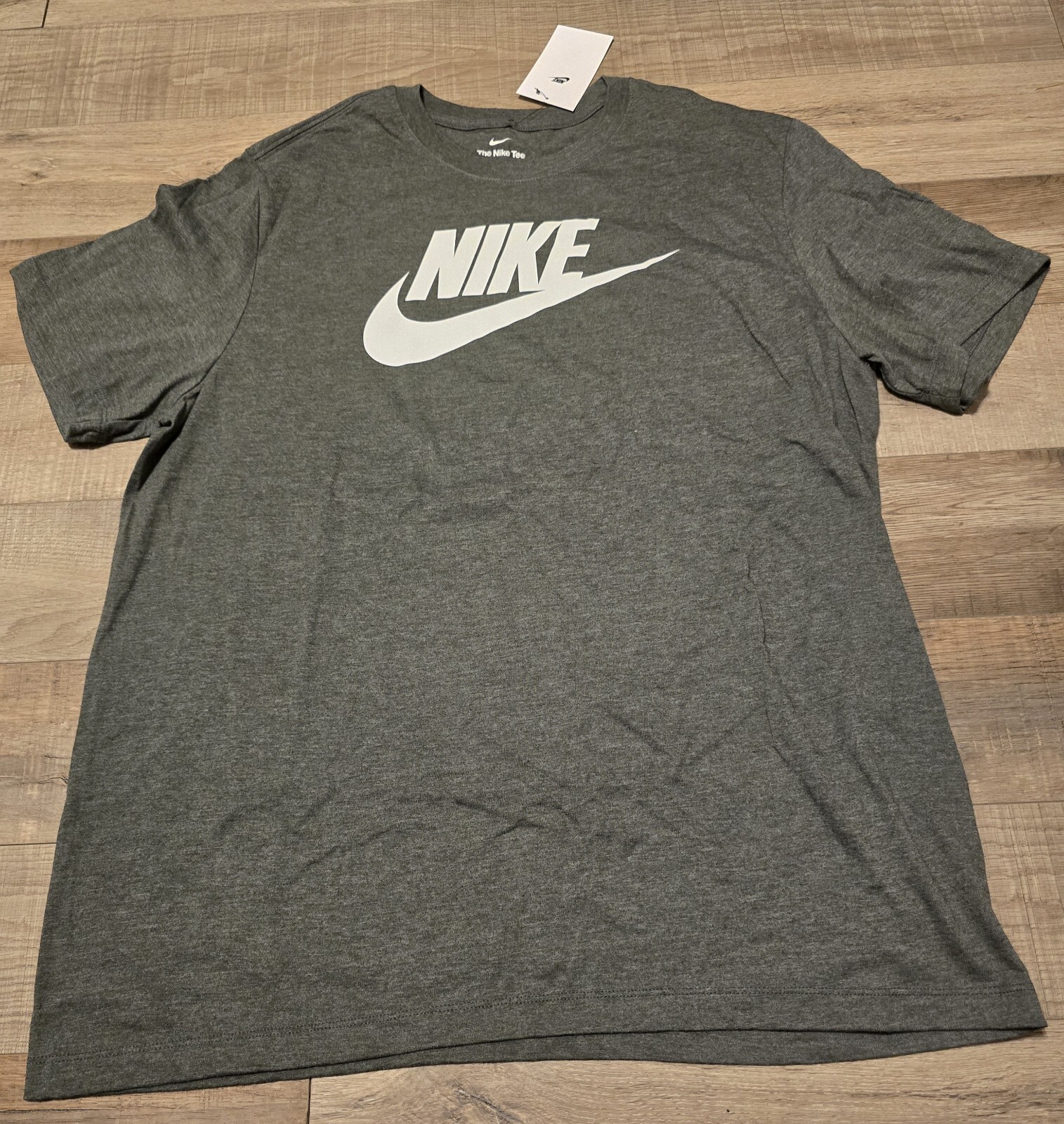 Nike Men’s T-Shirt Athletic Logo Swoosh Printed Active Short Sleeve Tee